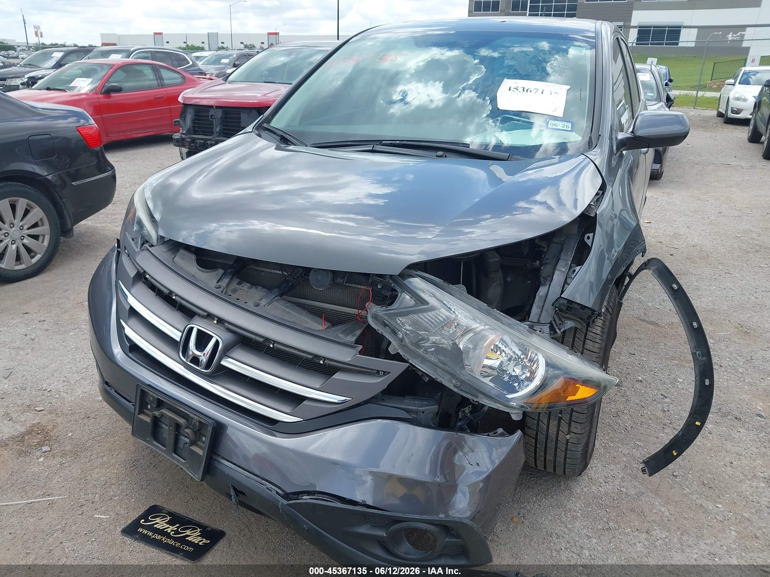 2012 Honda Cr-v Ex Gray vin: 3CZRM3H50CG702049