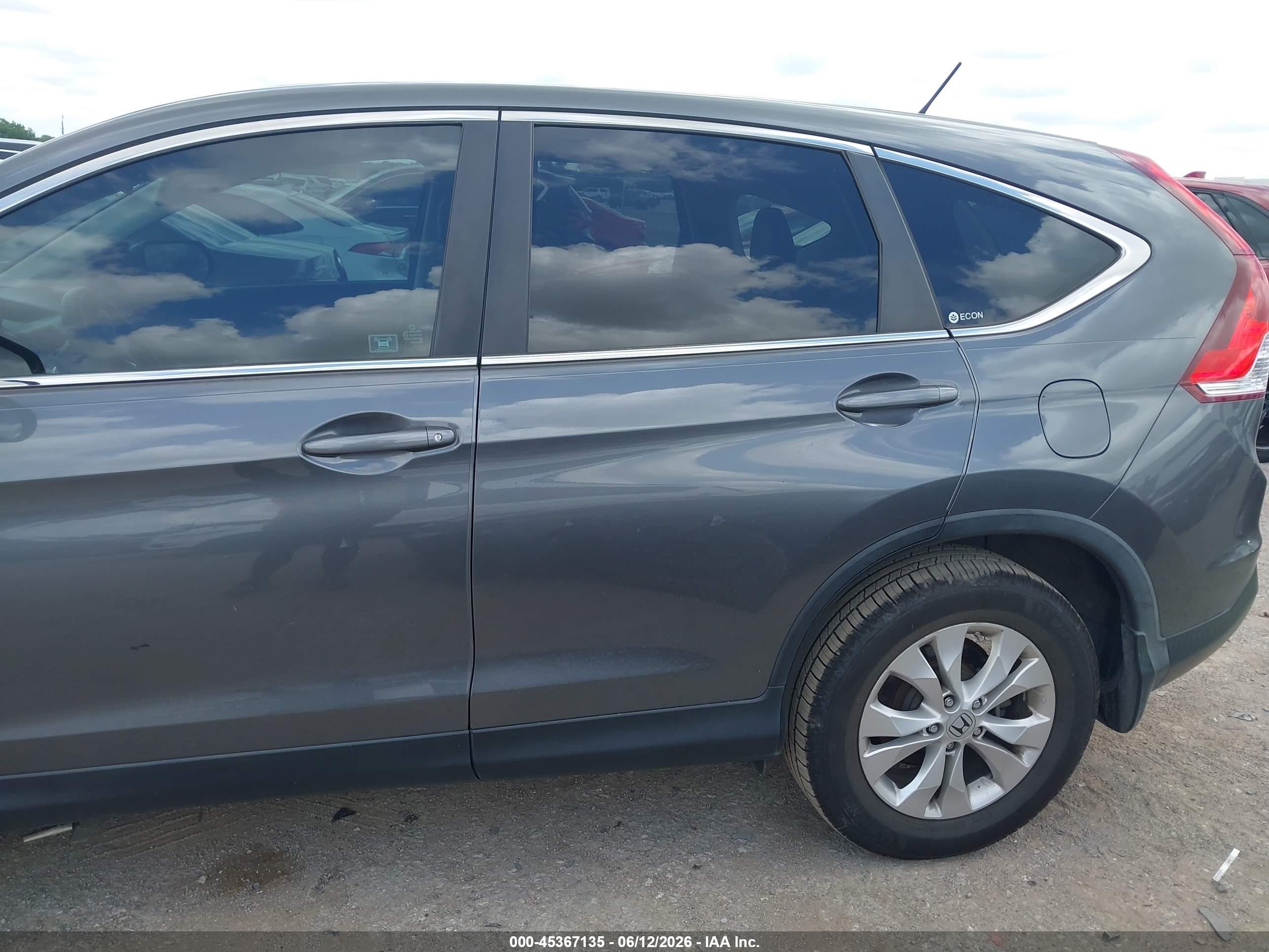 2012 Honda Cr-v Ex Gray vin: 3CZRM3H50CG702049