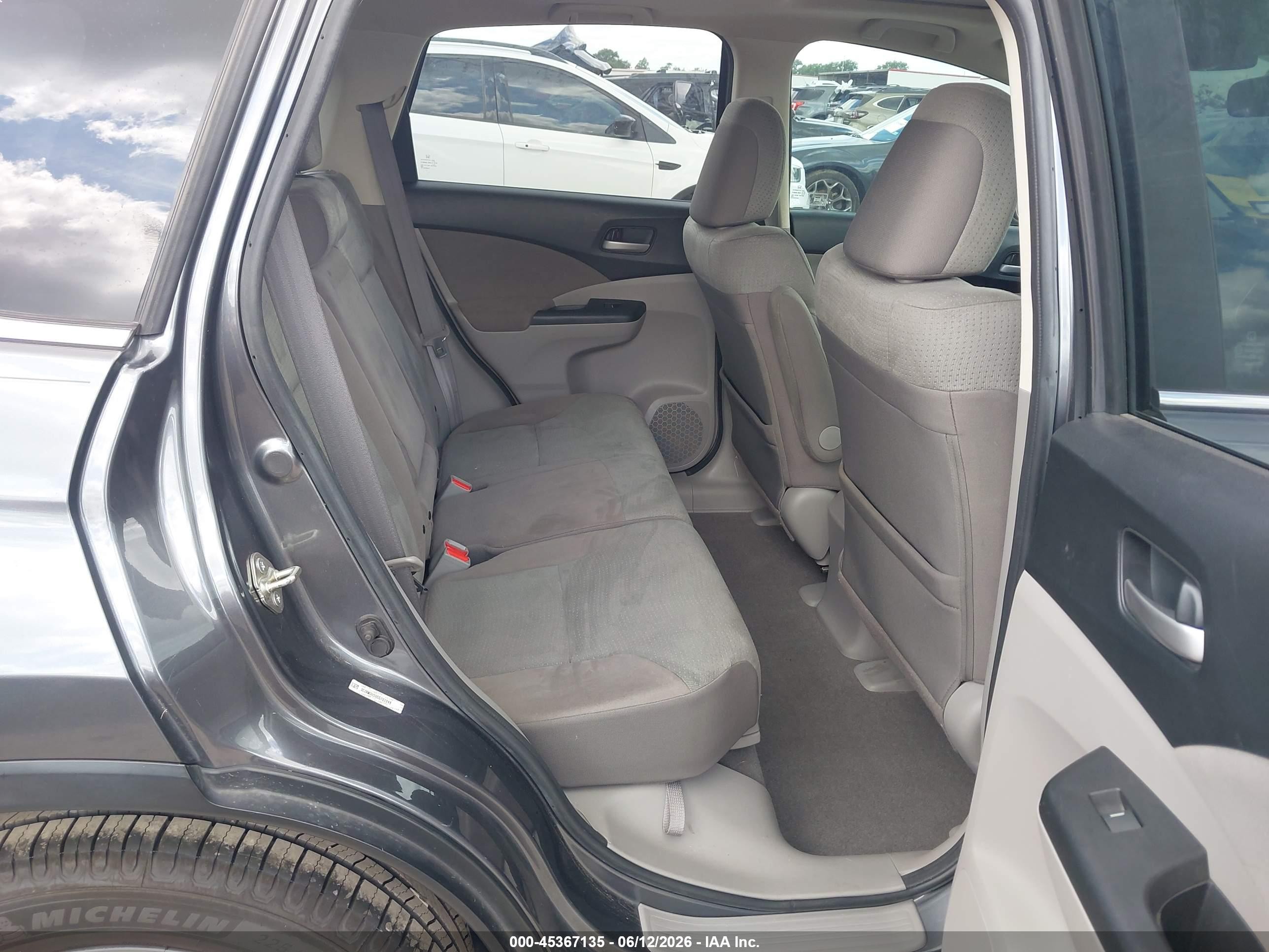2012 Honda Cr-v Ex Gray vin: 3CZRM3H50CG702049