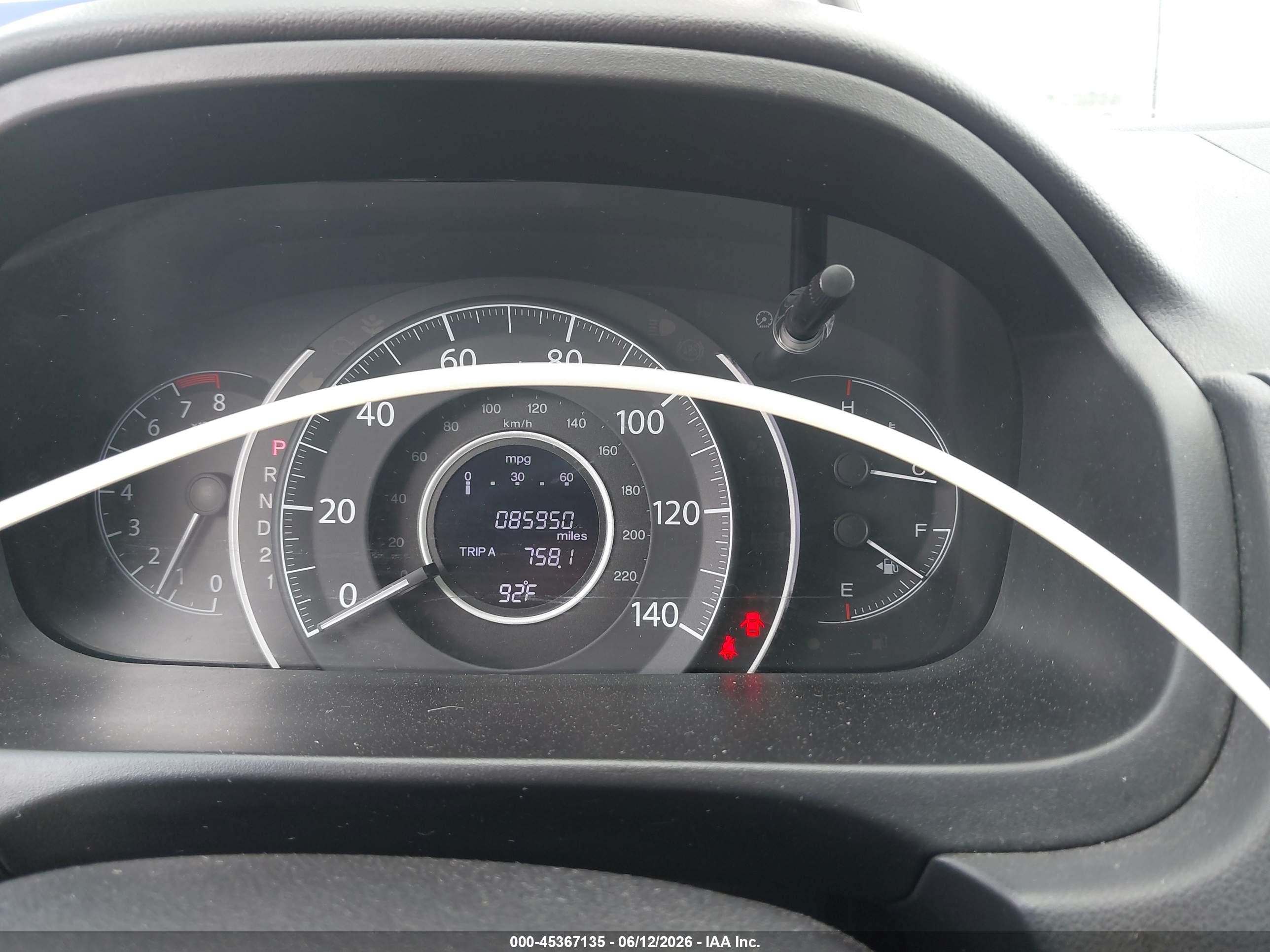 2012 Honda Cr-v Ex Gray vin: 3CZRM3H50CG702049