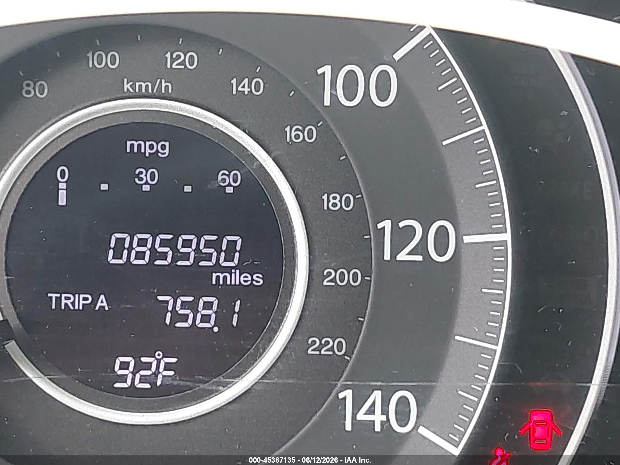 2012 Honda Cr-v Ex Gray vin: 3CZRM3H50CG702049