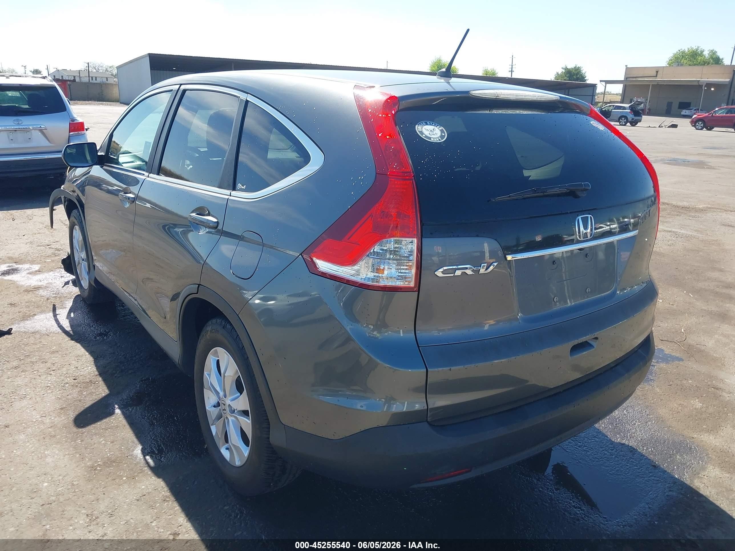 2012 Honda Cr-v Ex Gray vin: 3CZRM3H50CG702276