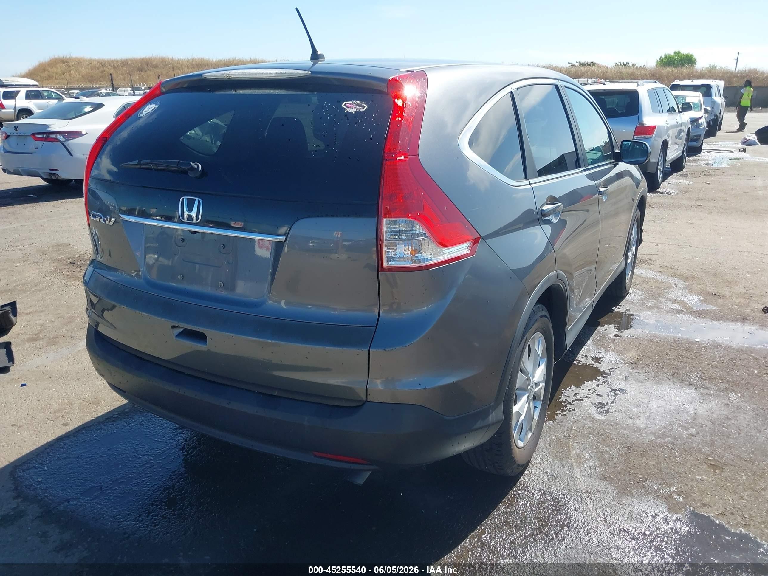 2012 Honda Cr-v Ex Gray vin: 3CZRM3H50CG702276