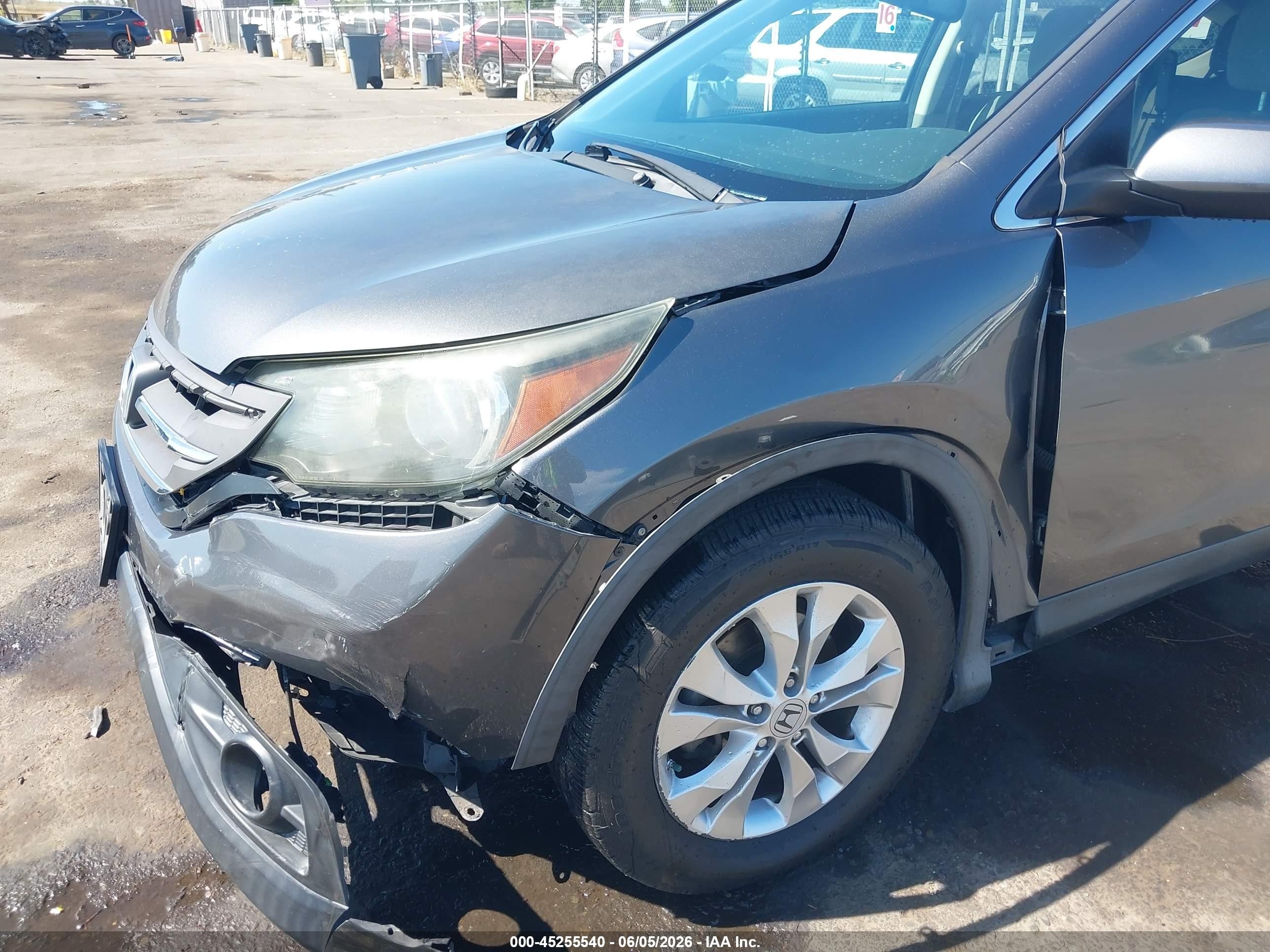 2012 Honda Cr-v Ex Gray vin: 3CZRM3H50CG702276
