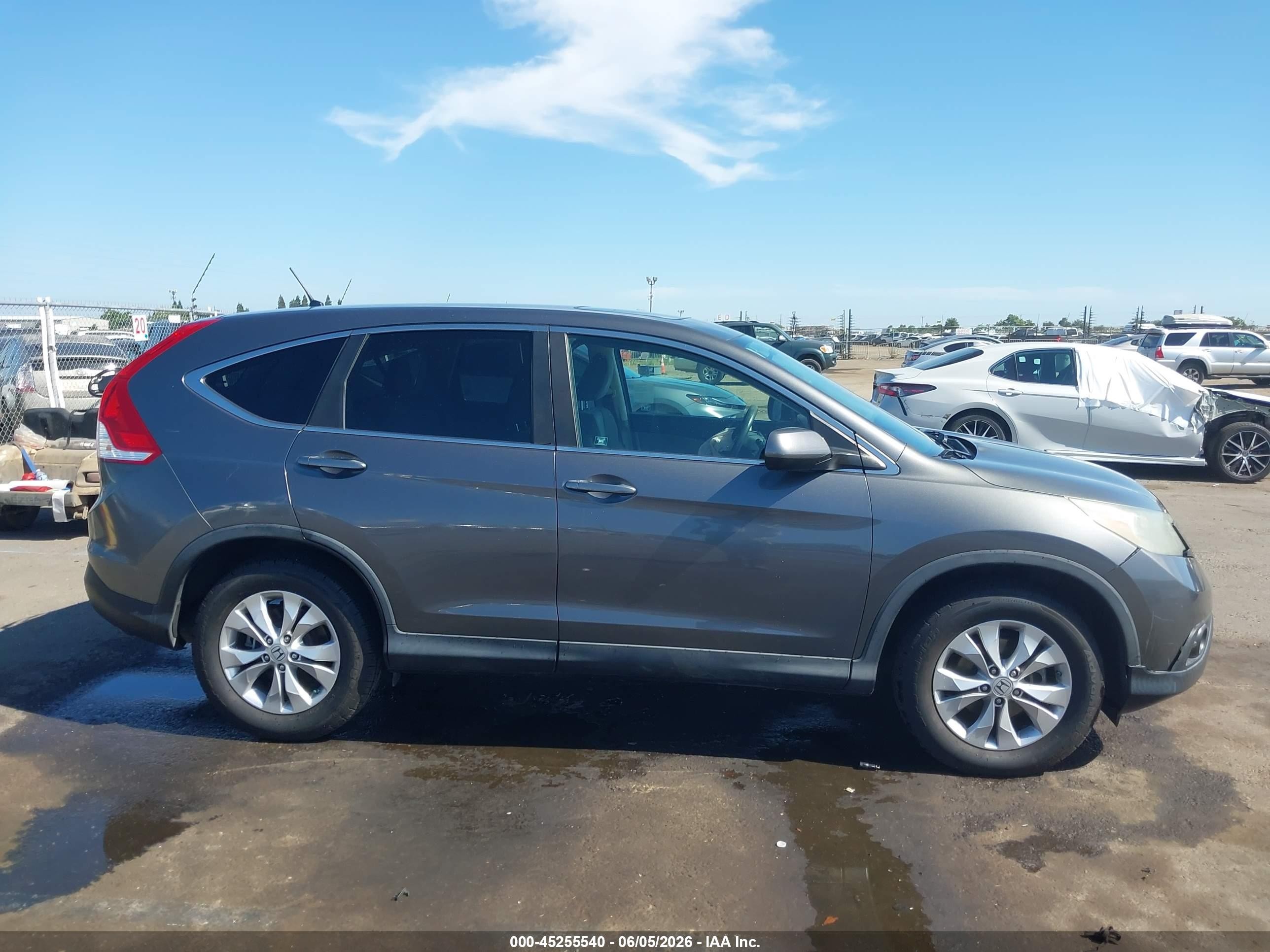 2012 Honda Cr-v Ex Gray vin: 3CZRM3H50CG702276