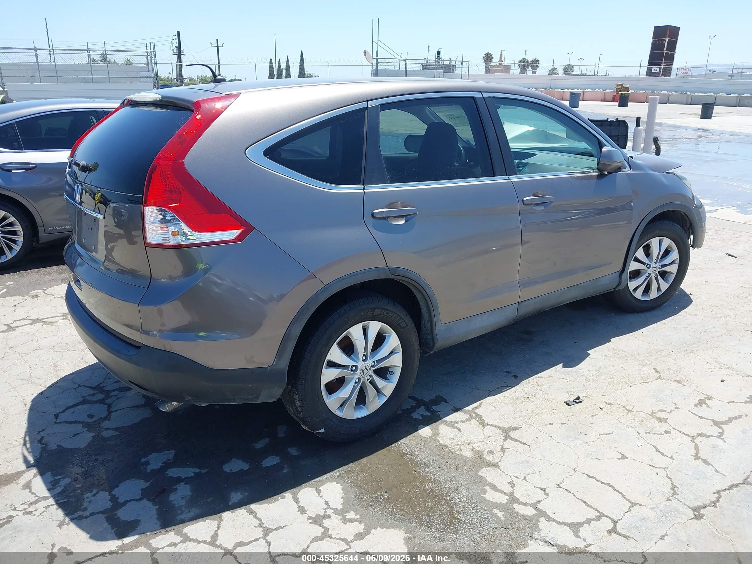 2012 Honda Cr-v Ex Gray vin: 3CZRM3H50CG702858