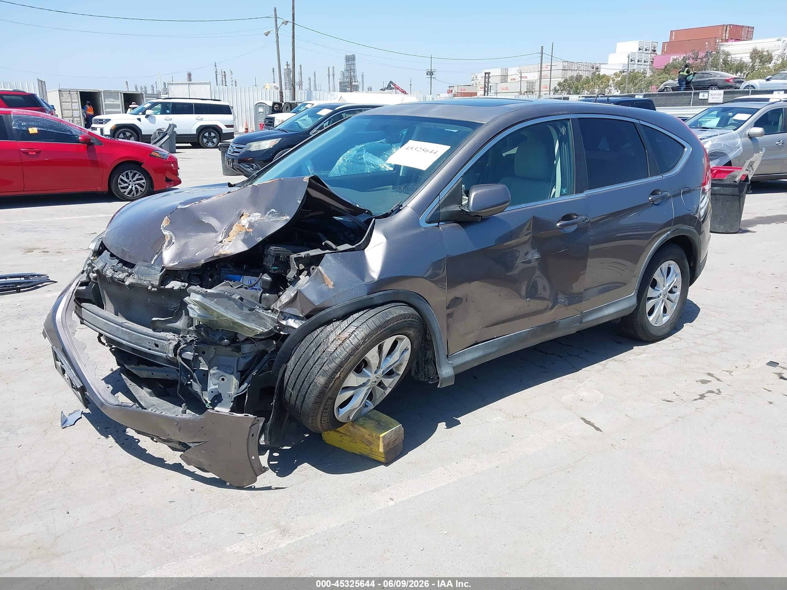 2012 Honda Cr-v Ex Gray vin: 3CZRM3H50CG702858