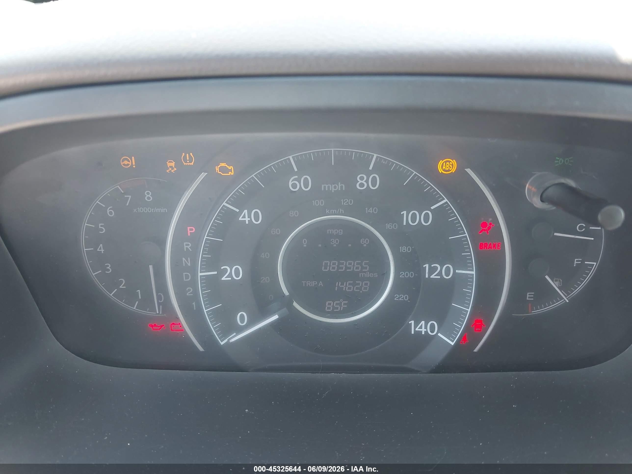 2012 Honda Cr-v Ex Gray vin: 3CZRM3H50CG702858