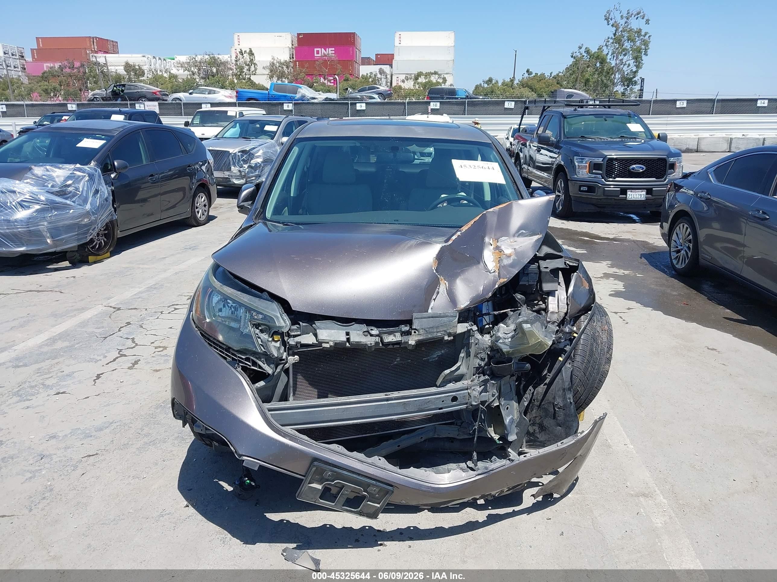 2012 Honda Cr-v Ex Gray vin: 3CZRM3H50CG702858