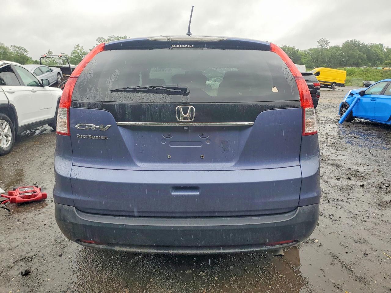 2012 Honda Cr-v Ex Blue vin: 3CZRM3H50CG703850