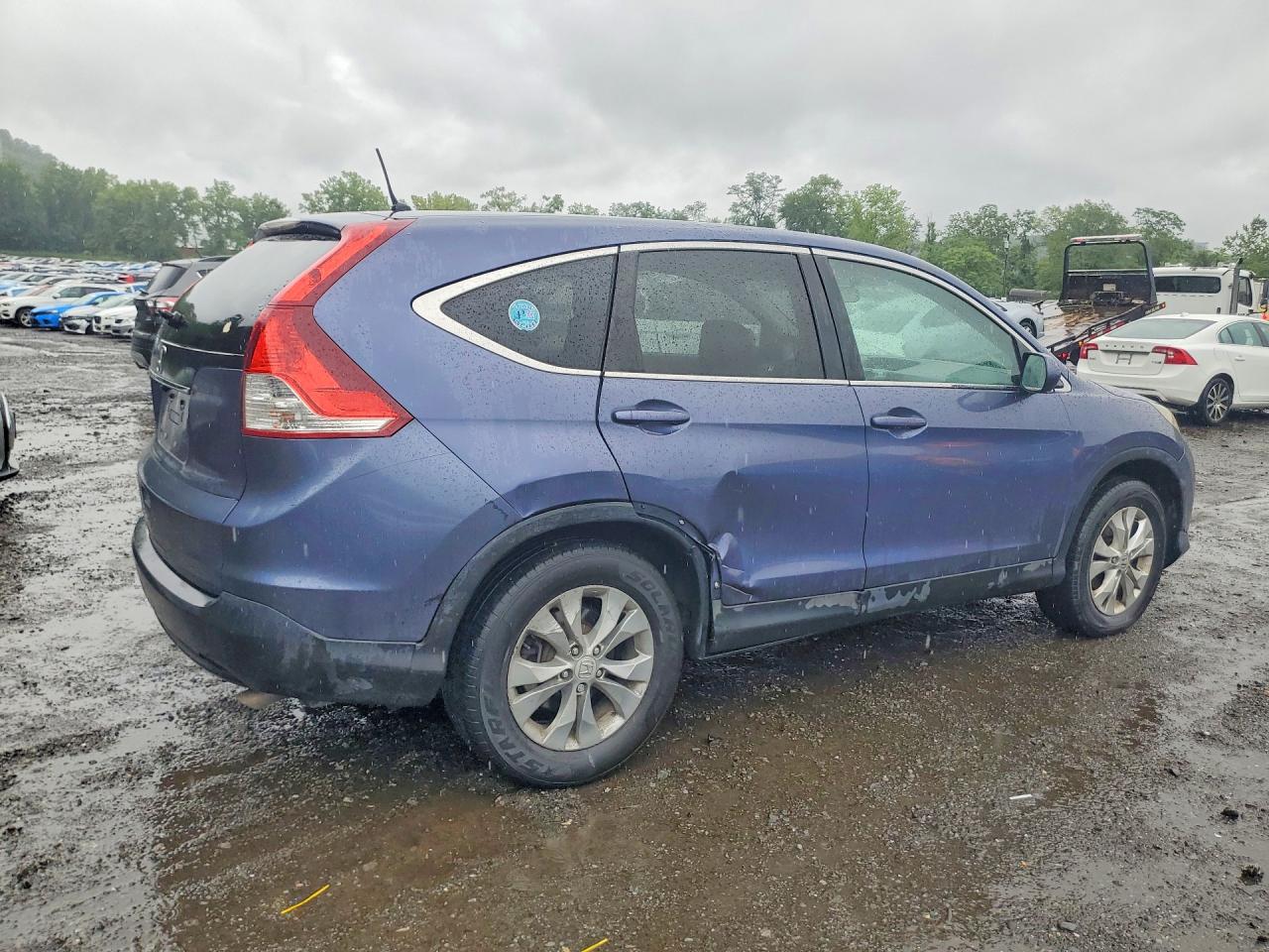 2012 Honda Cr-v Ex Blue vin: 3CZRM3H50CG703850