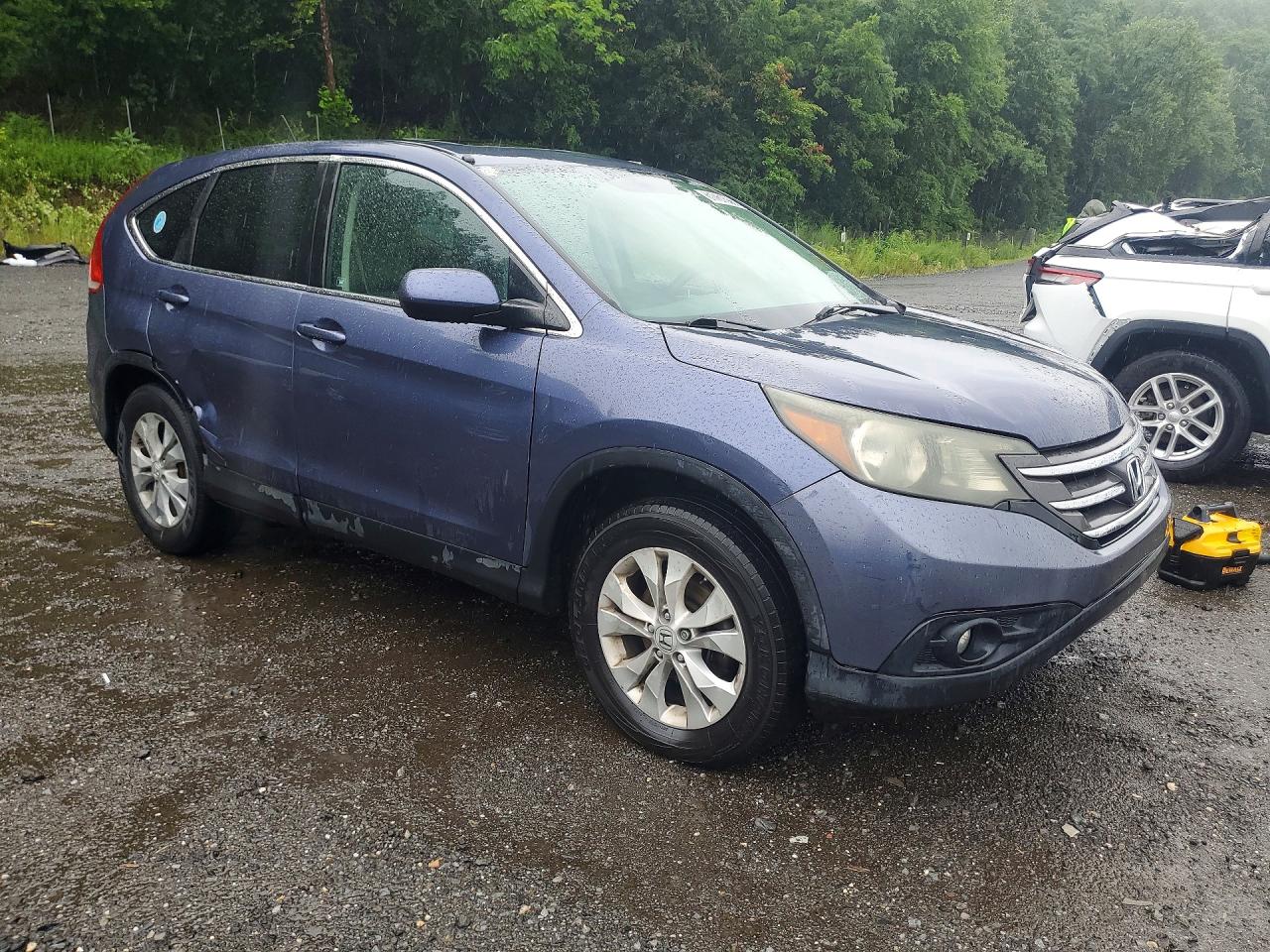 2012 Honda Cr-v Ex Blue vin: 3CZRM3H50CG703850