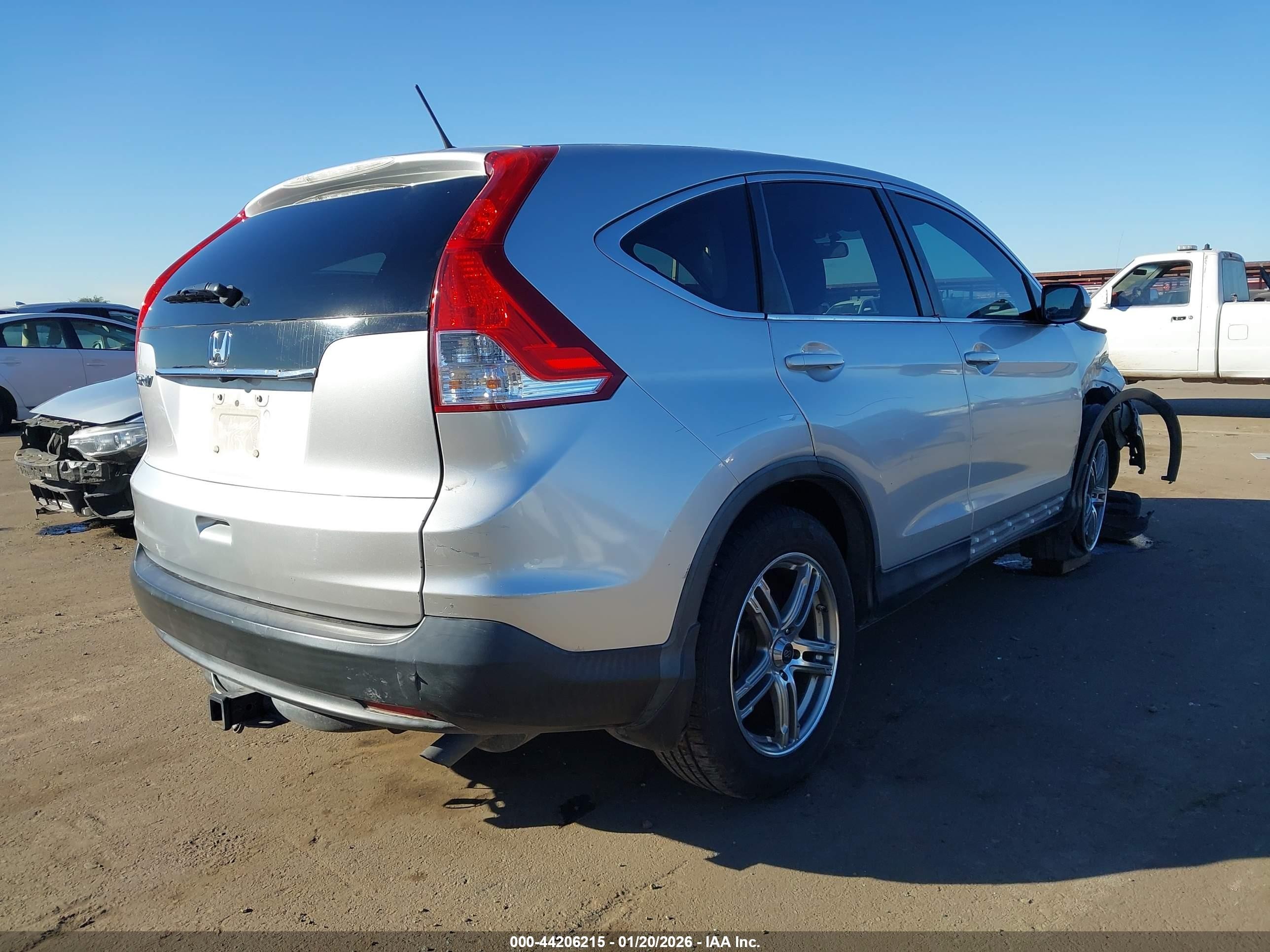 2013 Honda Cr-v Ex Silver vin: 3CZRM3H50DG702098