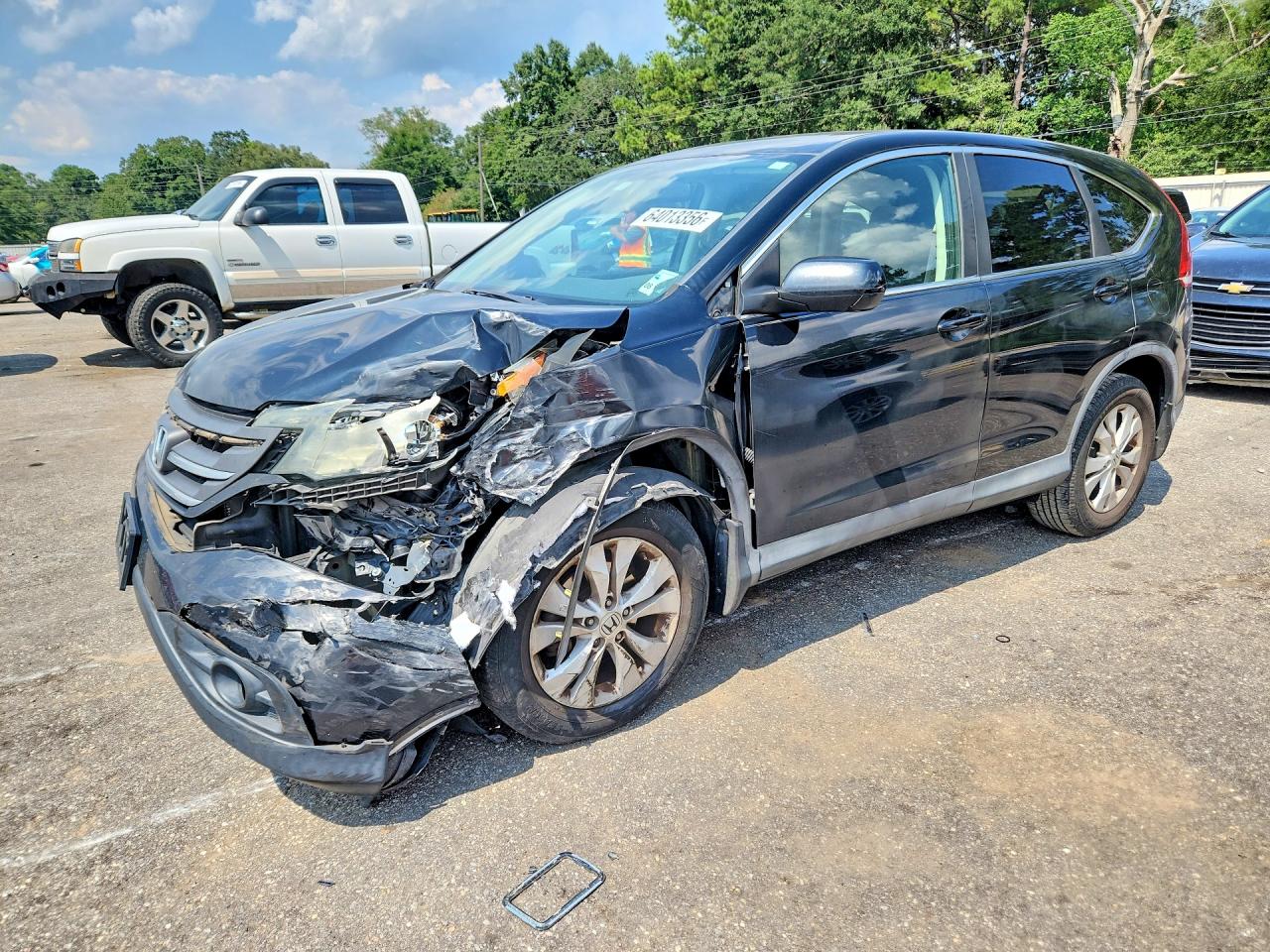 2013 Honda Cr-v Ex Black vin: 3CZRM3H50DG705597