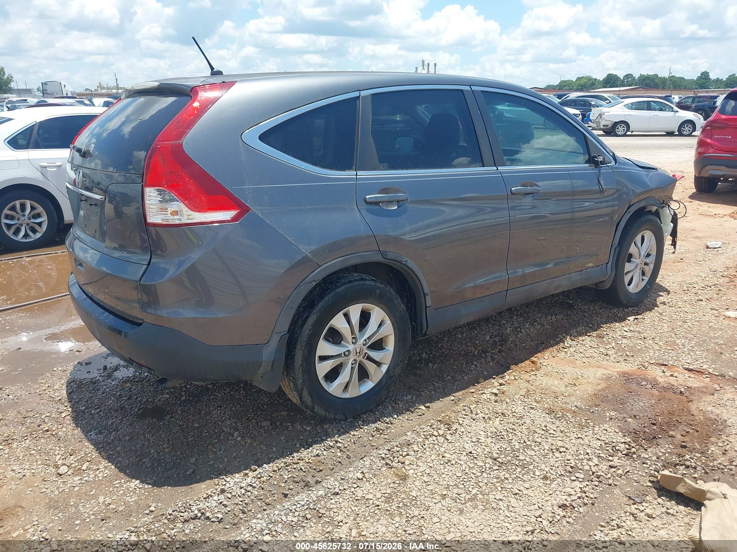 2014 Honda Cr-v Ex Gray vin: 3CZRM3H50EG700241