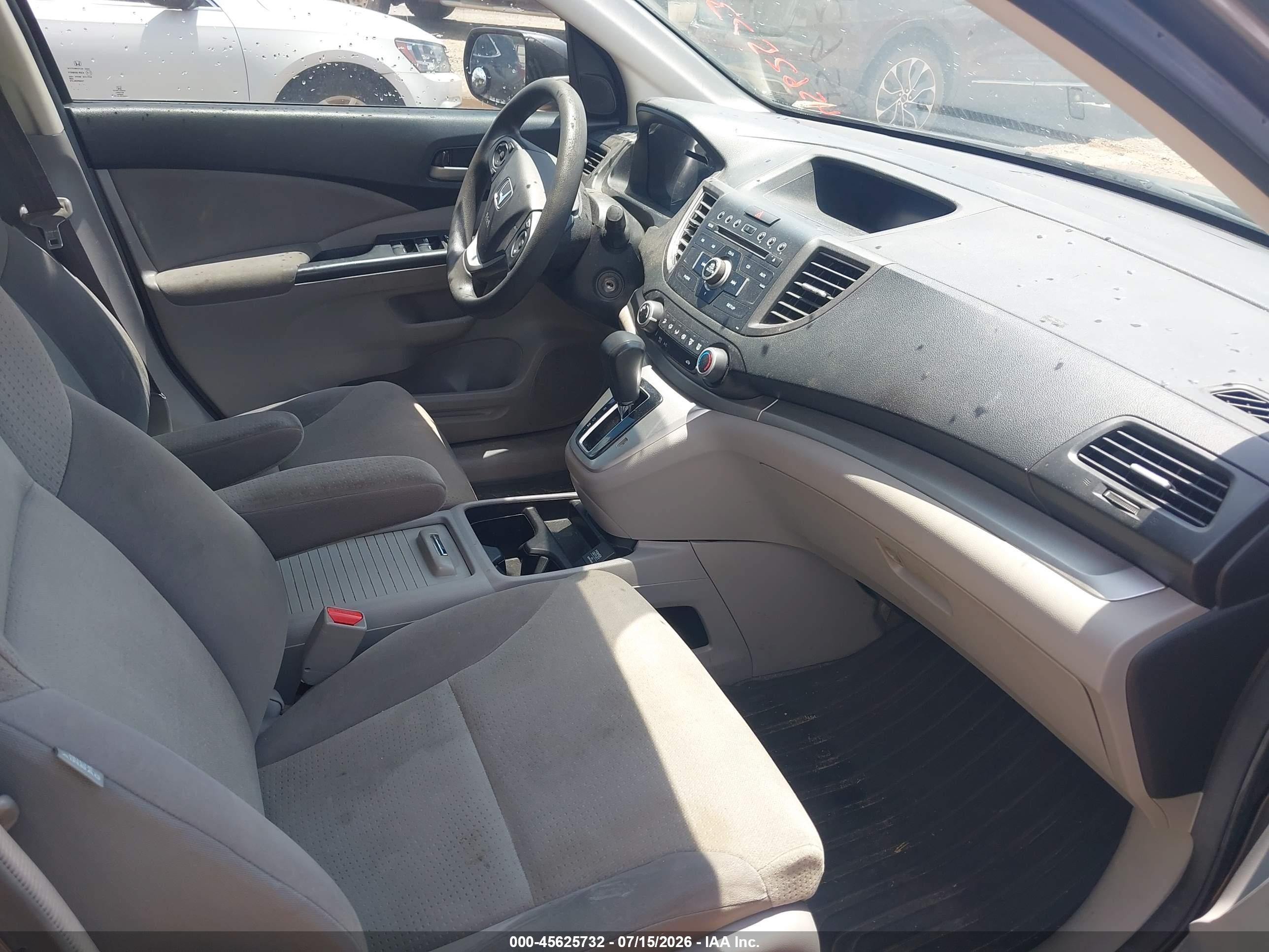 2014 Honda Cr-v Ex Gray vin: 3CZRM3H50EG700241