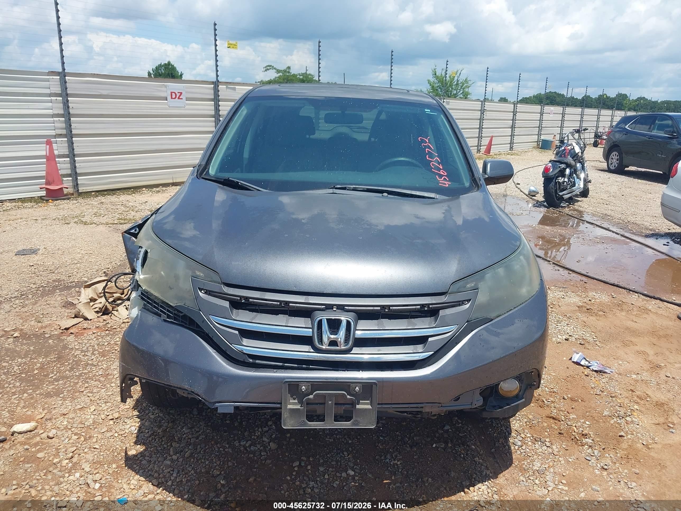 2014 Honda Cr-v Ex Gray vin: 3CZRM3H50EG700241