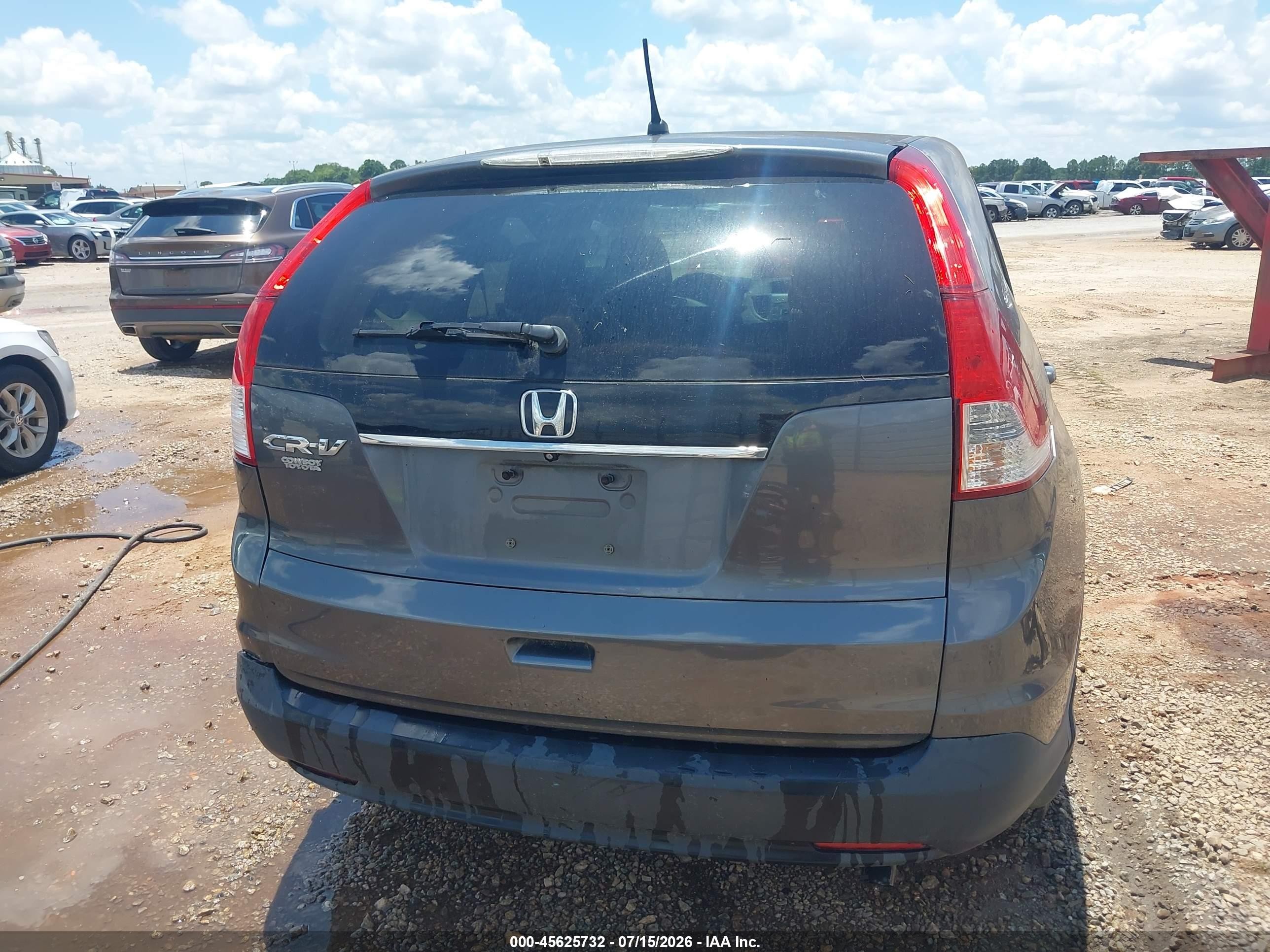 2014 Honda Cr-v Ex Gray vin: 3CZRM3H50EG700241