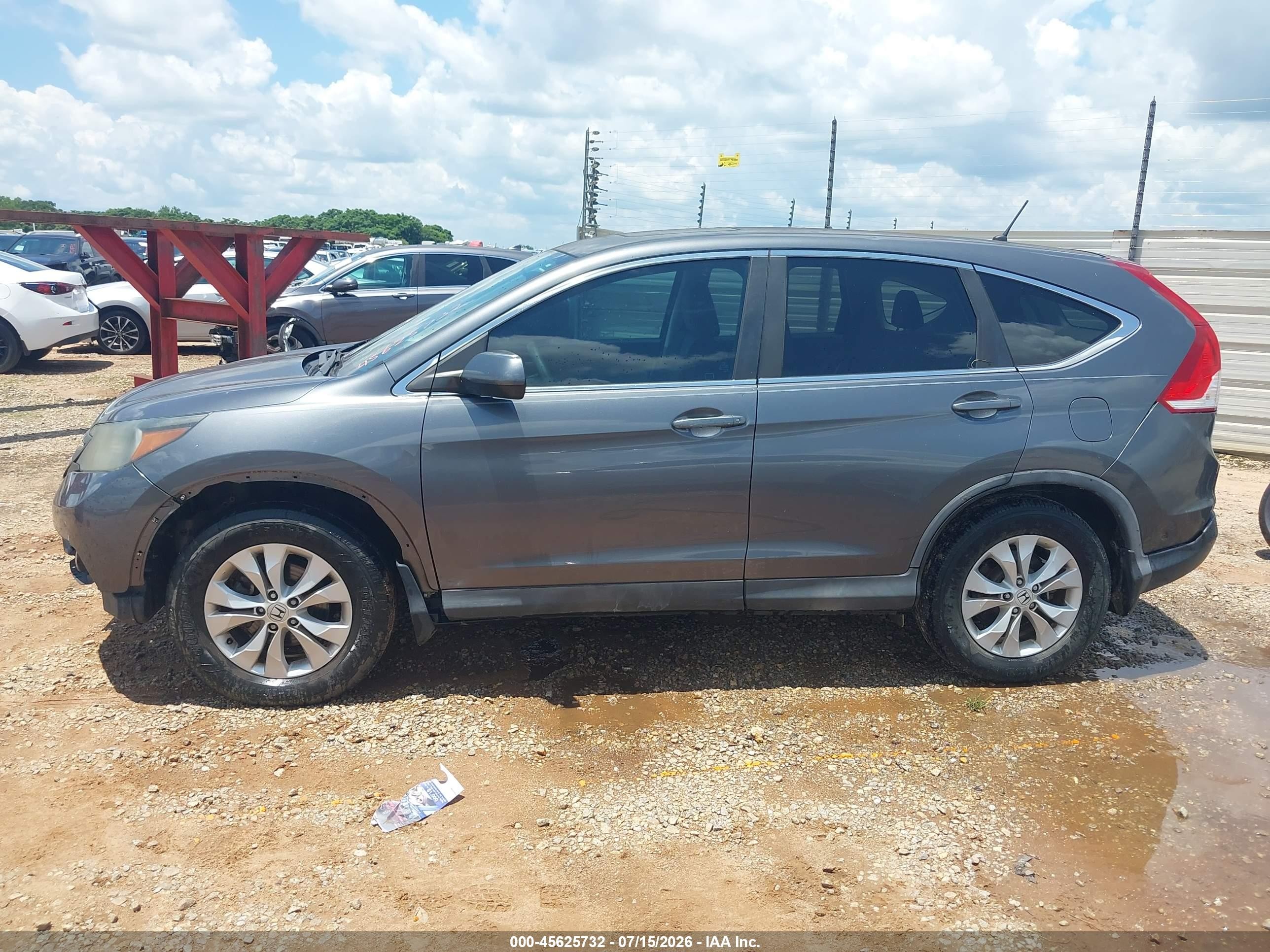 2014 Honda Cr-v Ex Gray vin: 3CZRM3H50EG700241