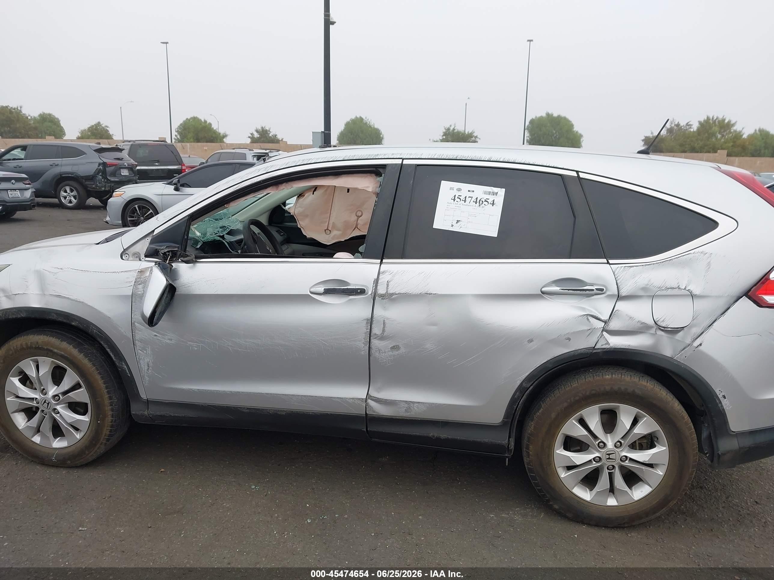 2014 Honda Cr-v Ex Серебряный vin: 3CZRM3H50EG704371