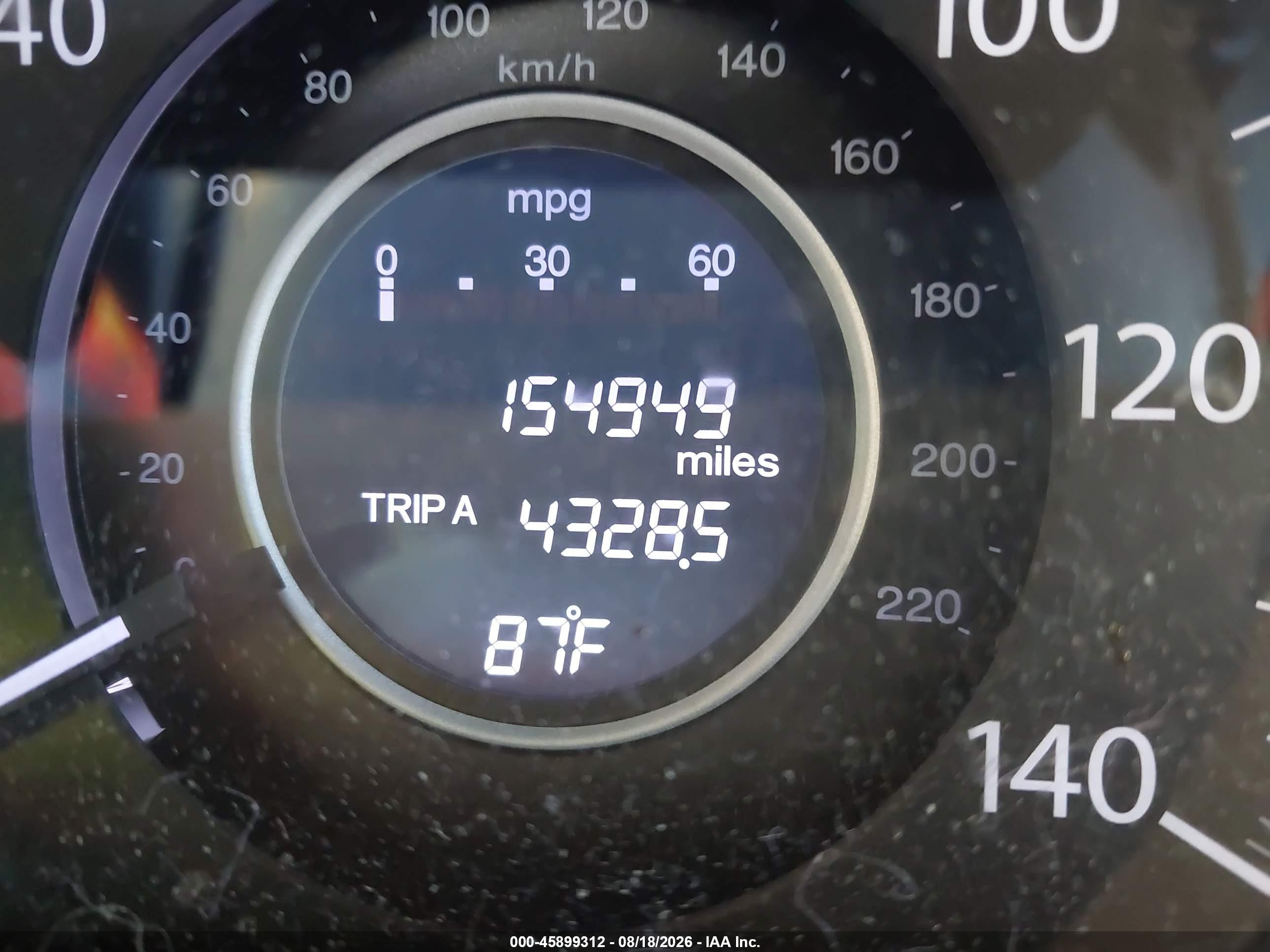 2015 Honda Cr-v Ex Gray vin: 3CZRM3H50FG704761