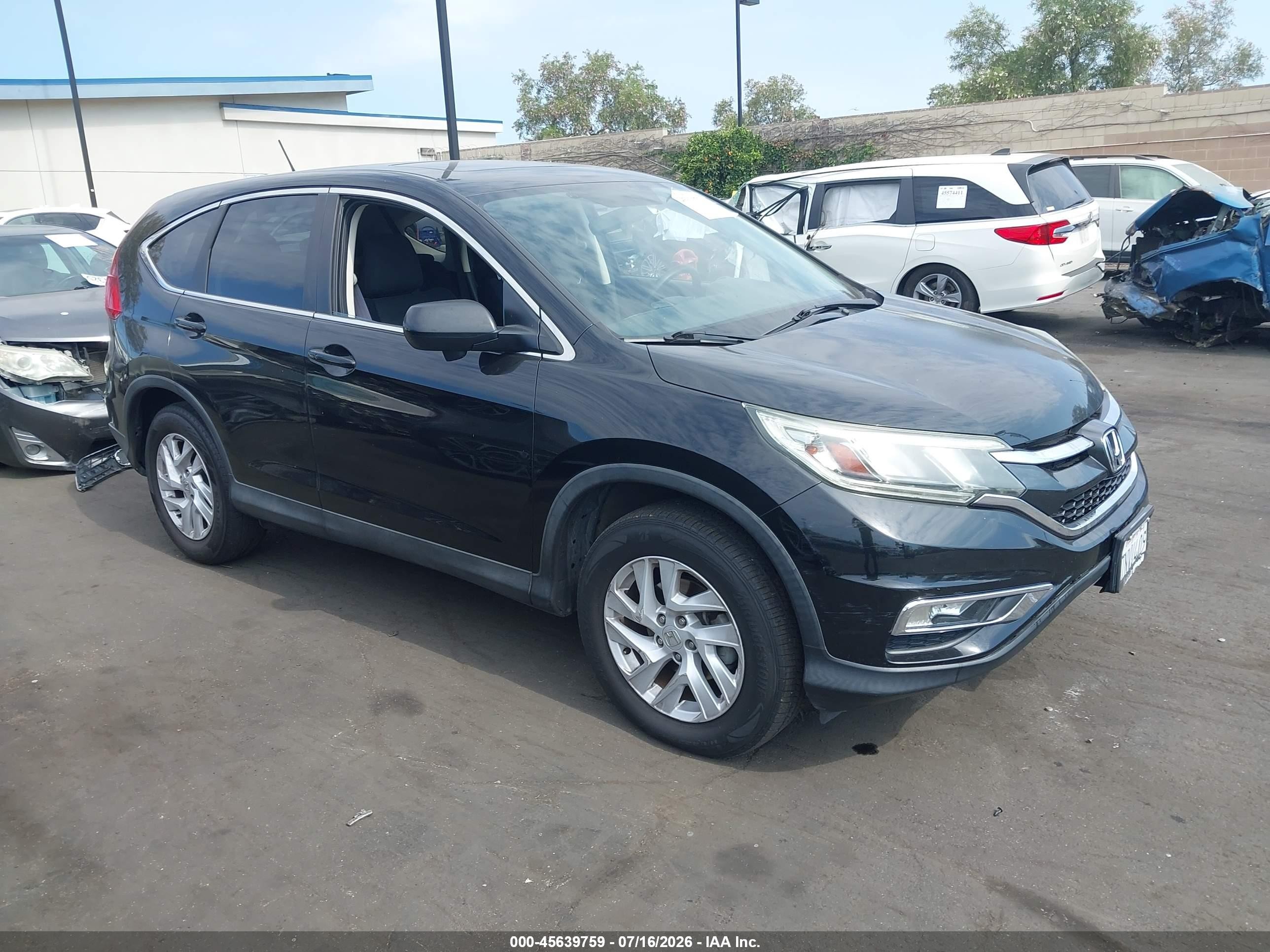 2015 Honda Cr-v Ex Black vin: 3CZRM3H50FG709992