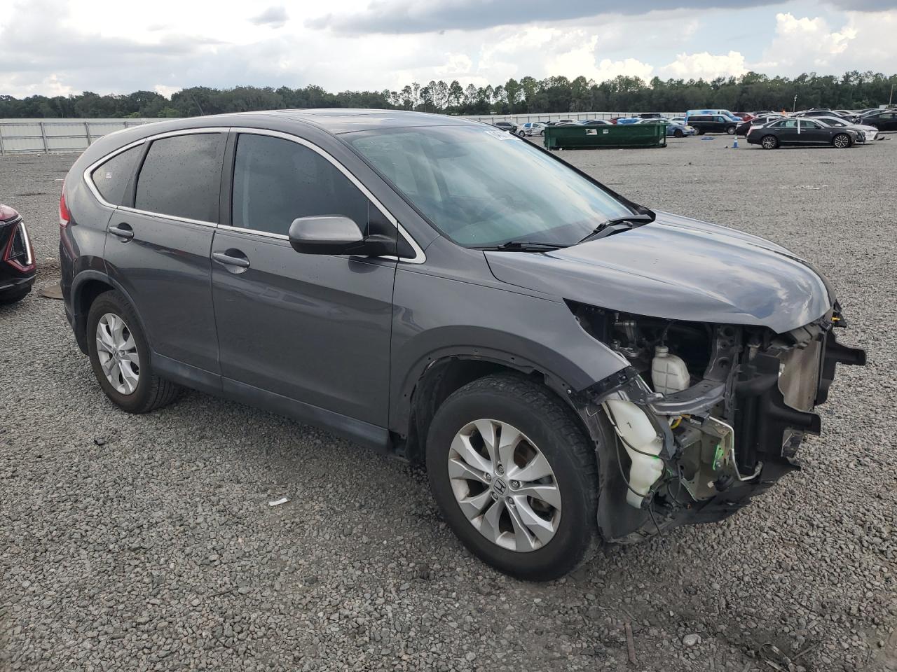 2012 Honda Cr-v Ex Gray vin: 3CZRM3H51CG702819