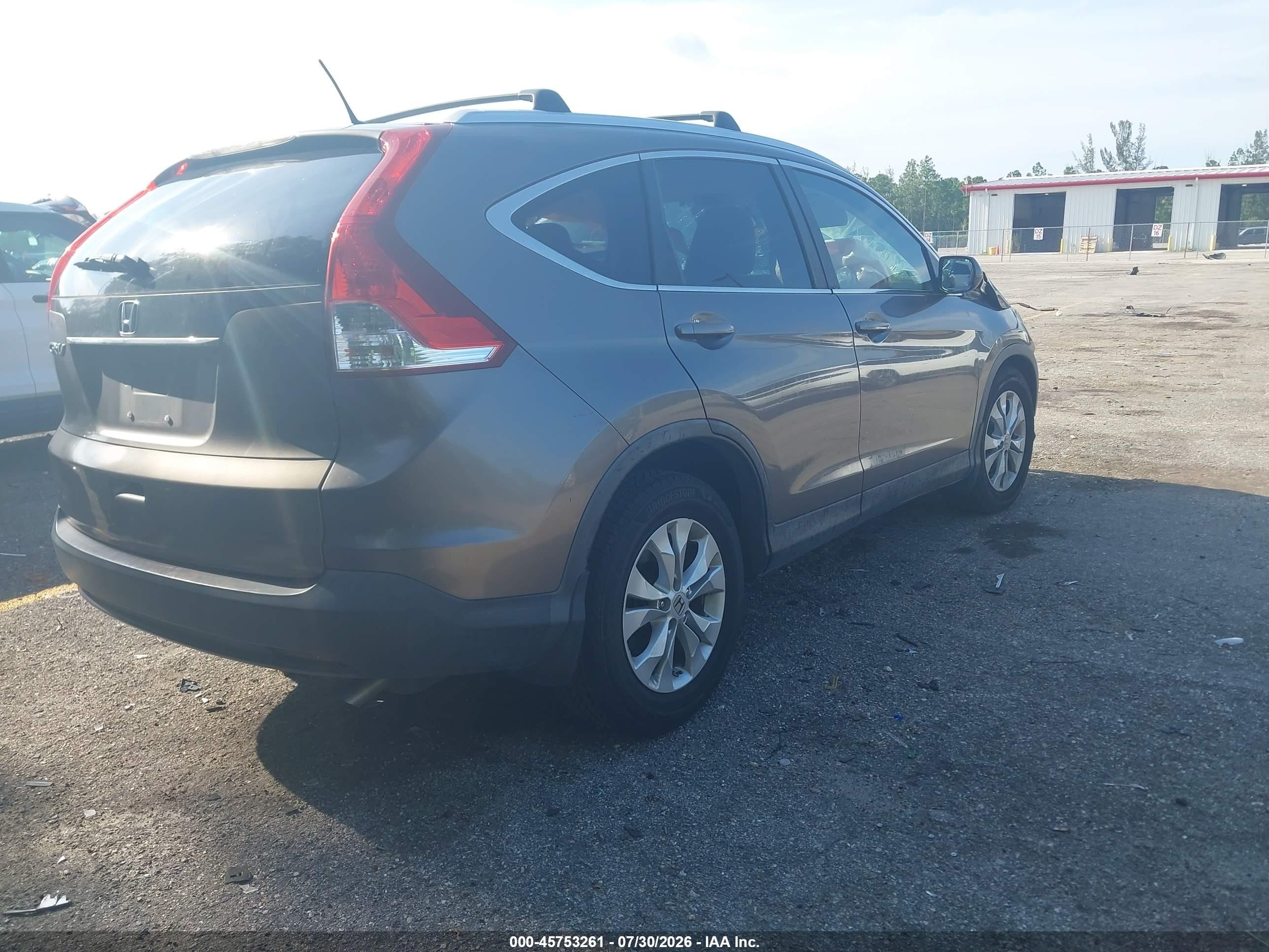 2012 Honda Cr-v Ex Silver vin: 3CZRM3H51CG702870