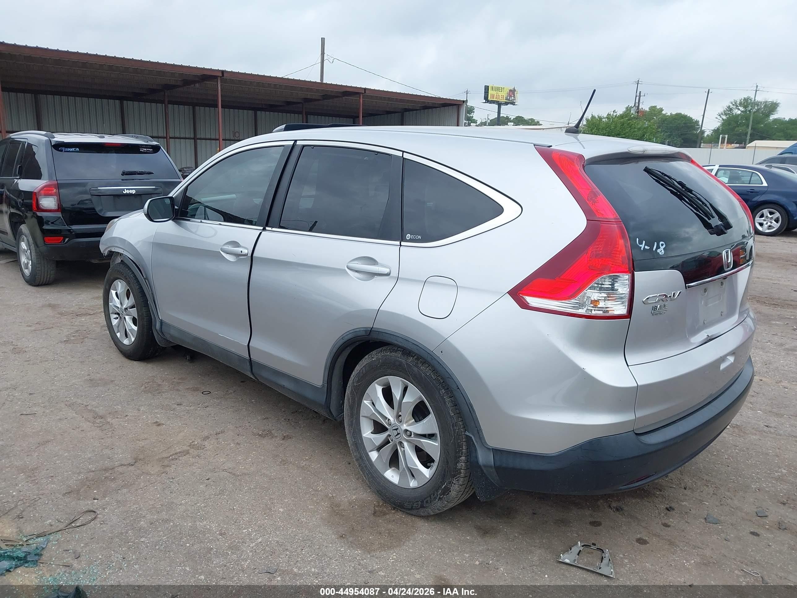 2012 Honda Cr-v Ex Silver vin: 3CZRM3H51CG703064