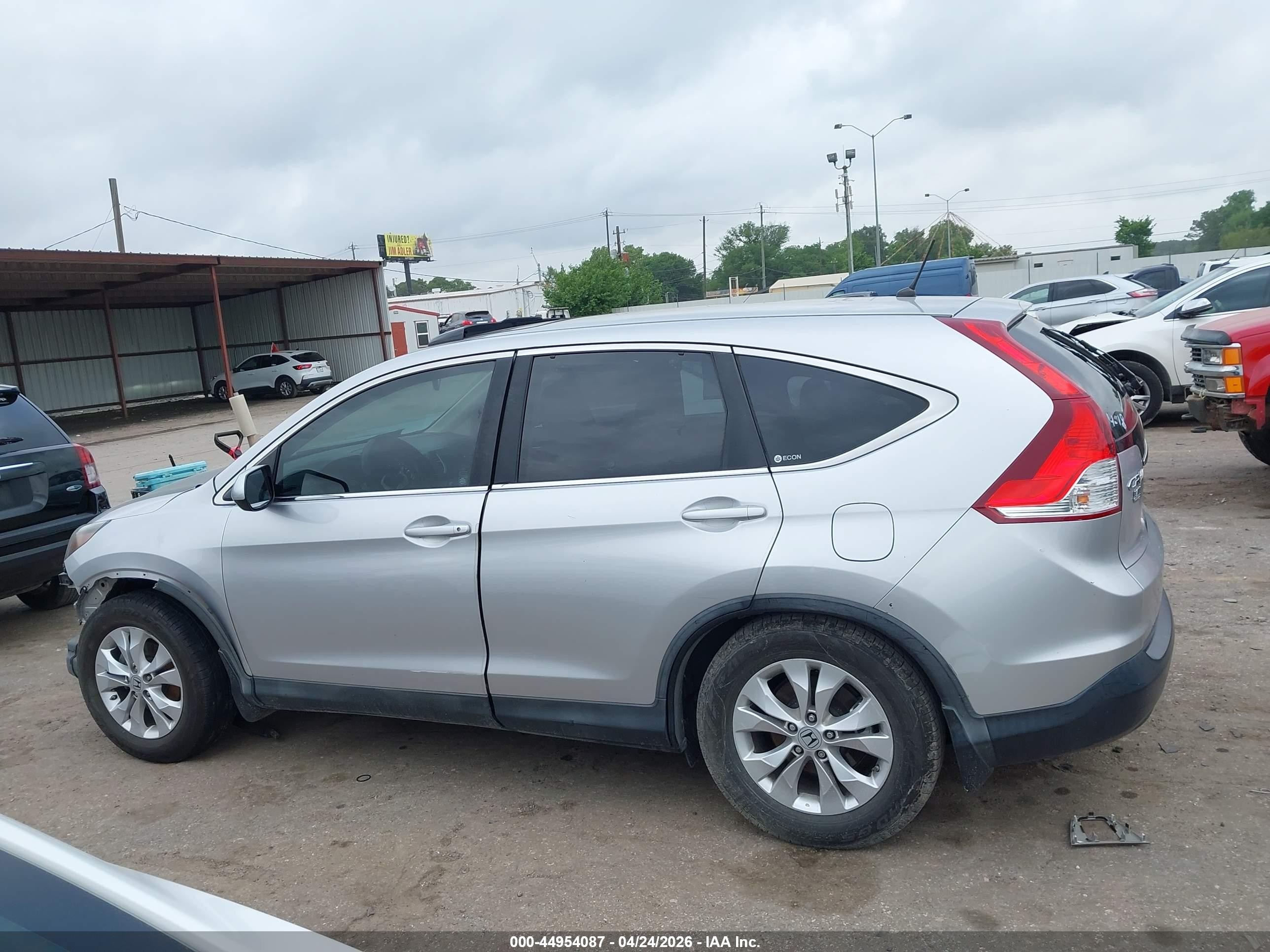 2012 Honda Cr-v Ex Silver vin: 3CZRM3H51CG703064
