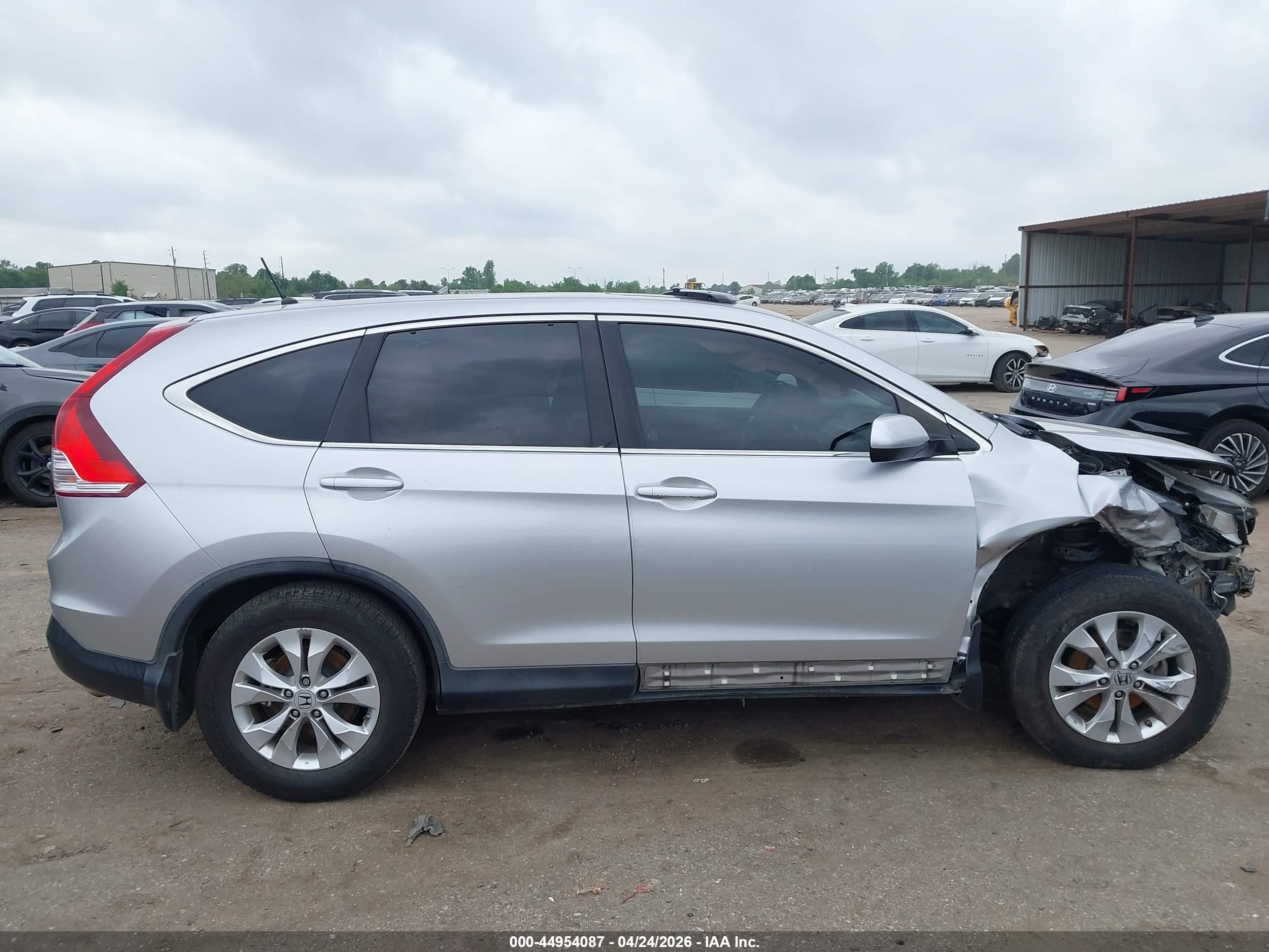 2012 Honda Cr-v Ex Silver vin: 3CZRM3H51CG703064