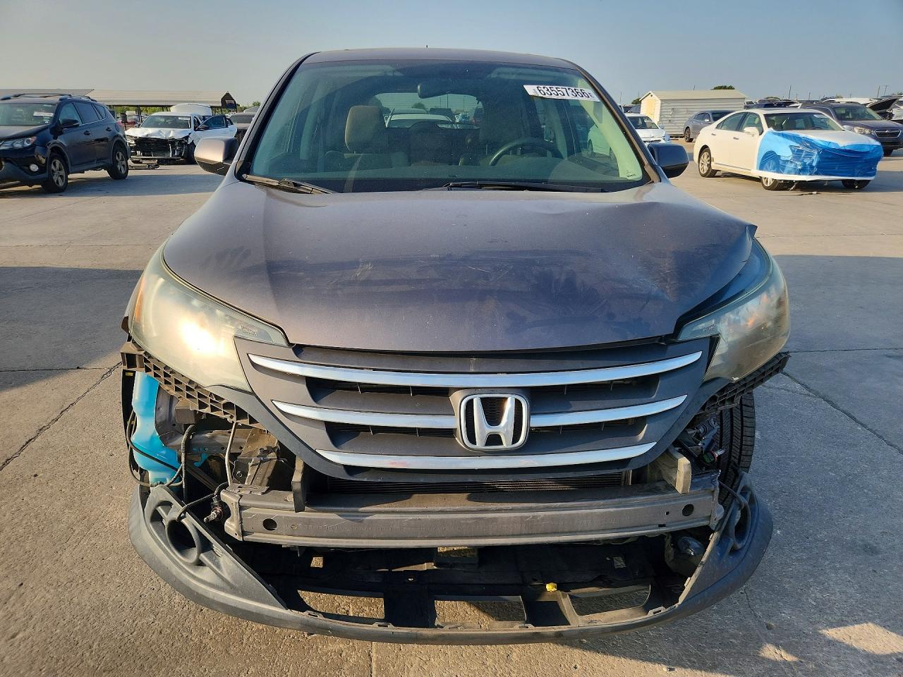 2013 Honda Cr-v Ex Gray vin: 3CZRM3H51DG701915