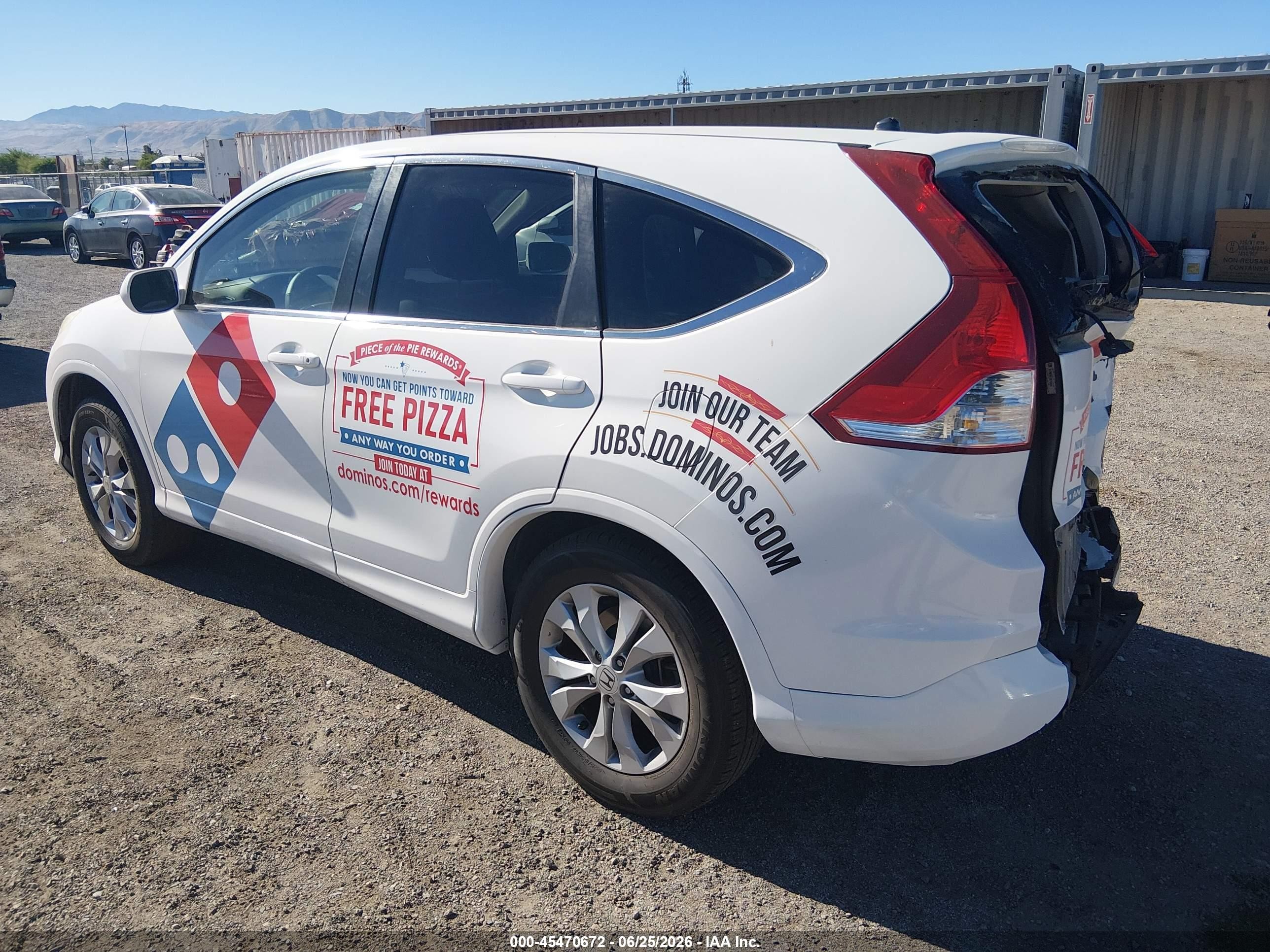 2013 Honda Cr-v Ex Белый vin: 3CZRM3H51DG704541