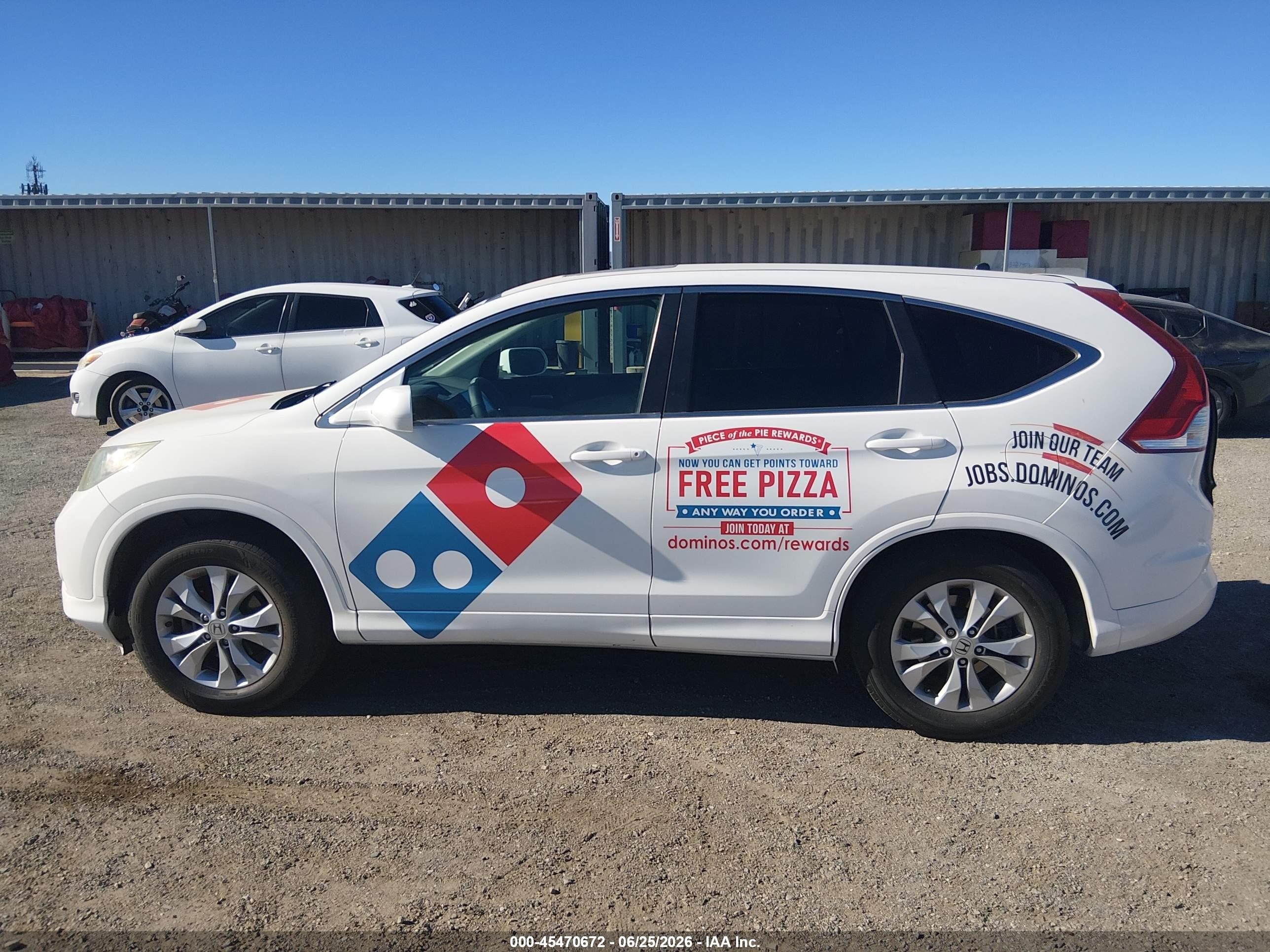 2013 Honda Cr-v Ex Белый vin: 3CZRM3H51DG704541