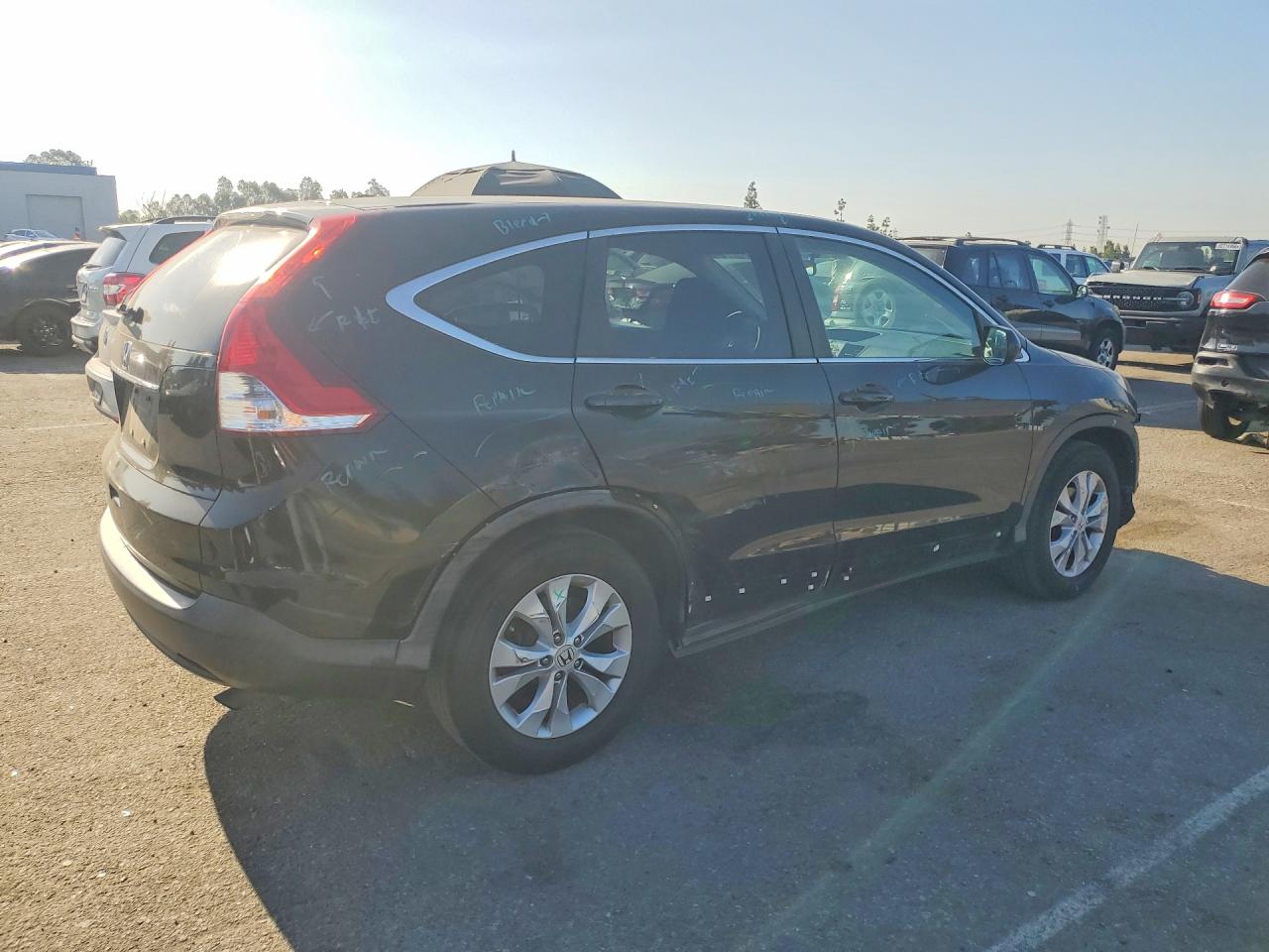2014 Honda Cr-v Ex Black vin: 3CZRM3H51EG700202