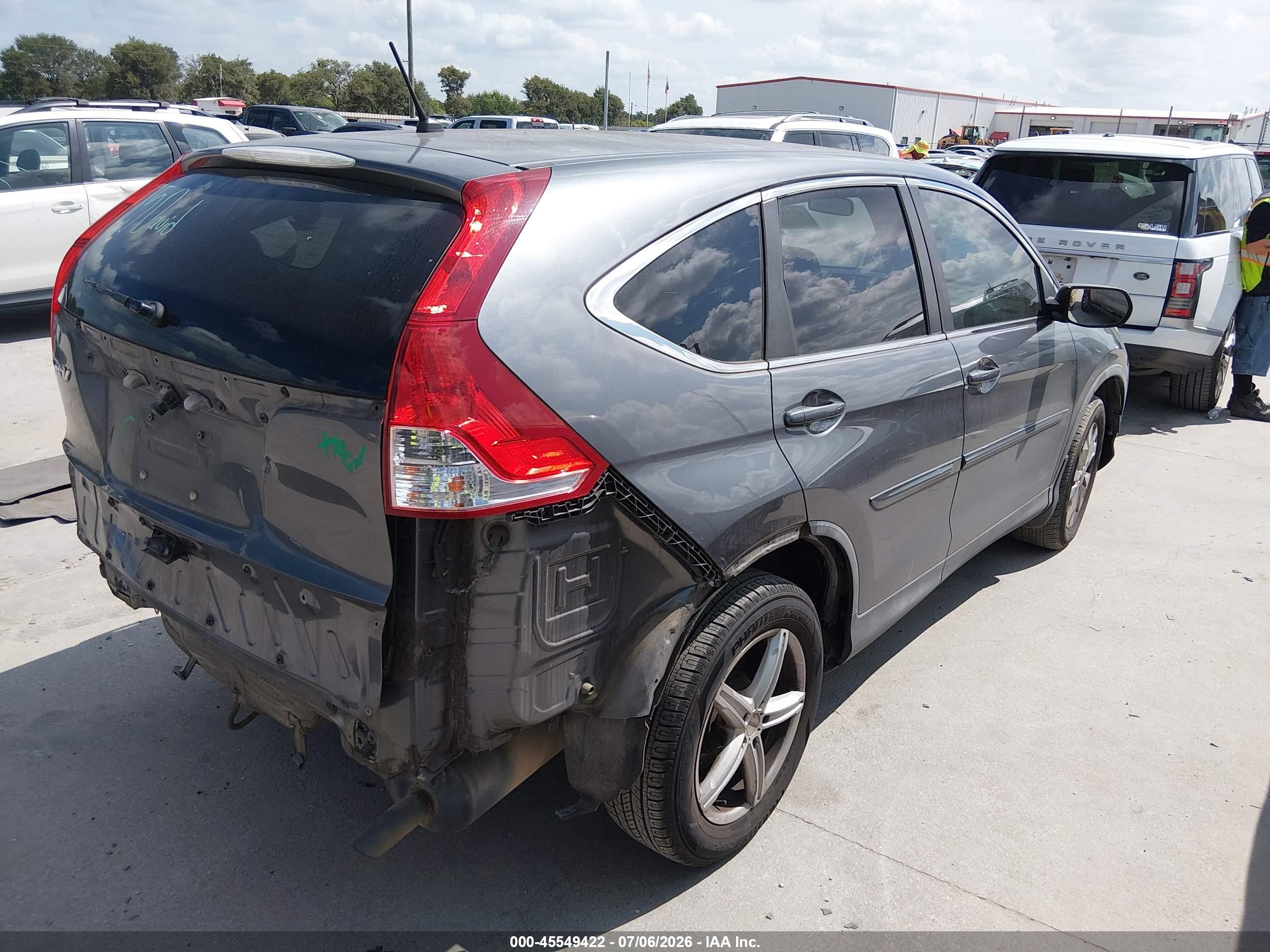 2014 Honda Cr-v Ex Gray vin: 3CZRM3H51EG703214