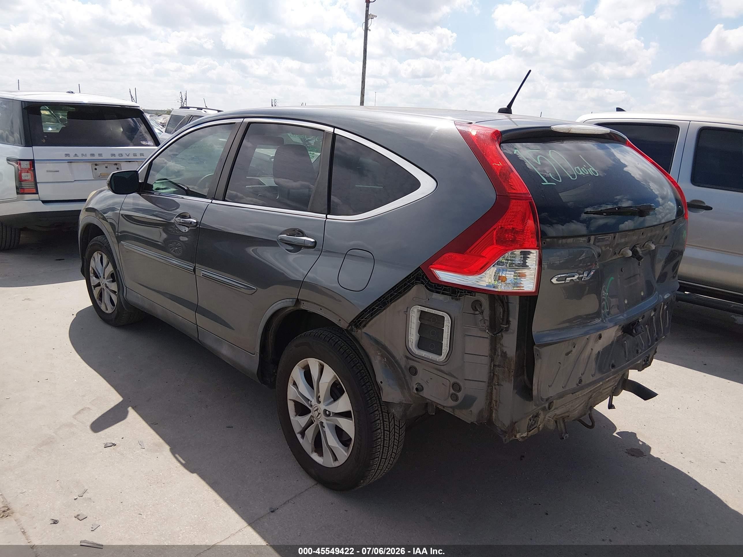 2014 Honda Cr-v Ex Gray vin: 3CZRM3H51EG703214