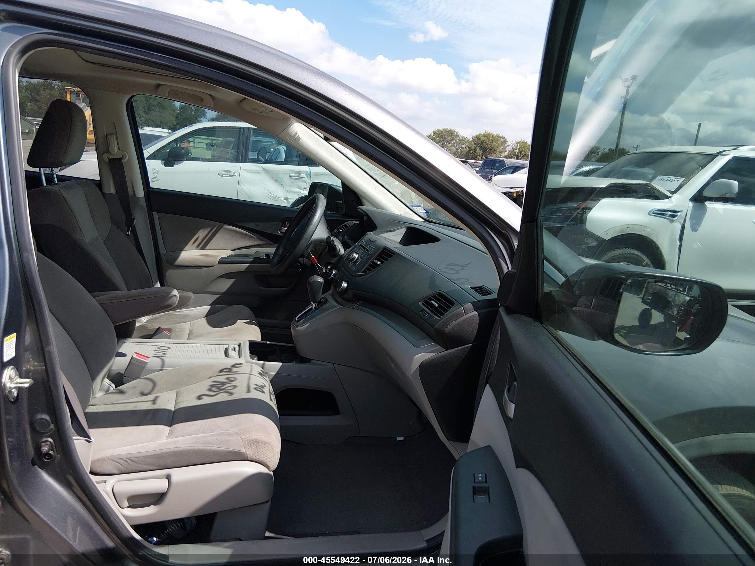 2014 Honda Cr-v Ex Gray vin: 3CZRM3H51EG703214