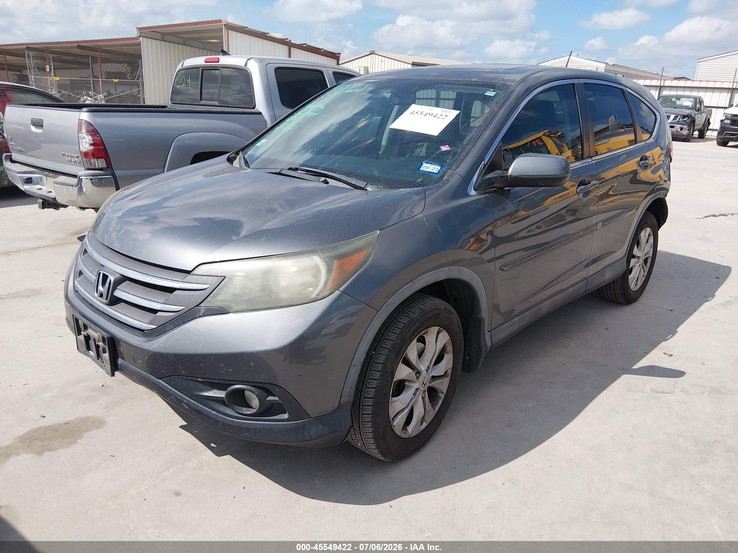 2014 Honda Cr-v Ex Gray vin: 3CZRM3H51EG703214