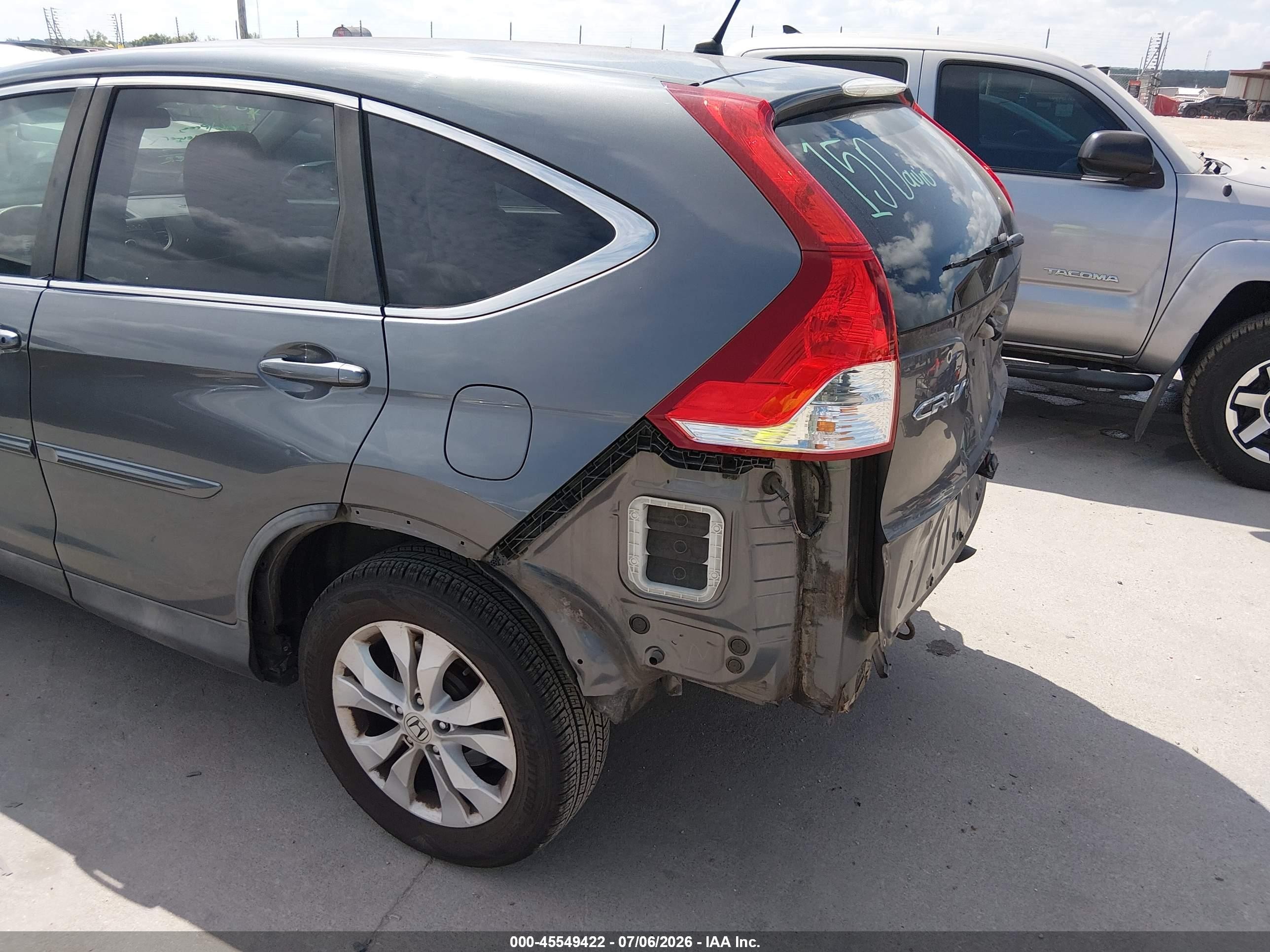 2014 Honda Cr-v Ex Gray vin: 3CZRM3H51EG703214