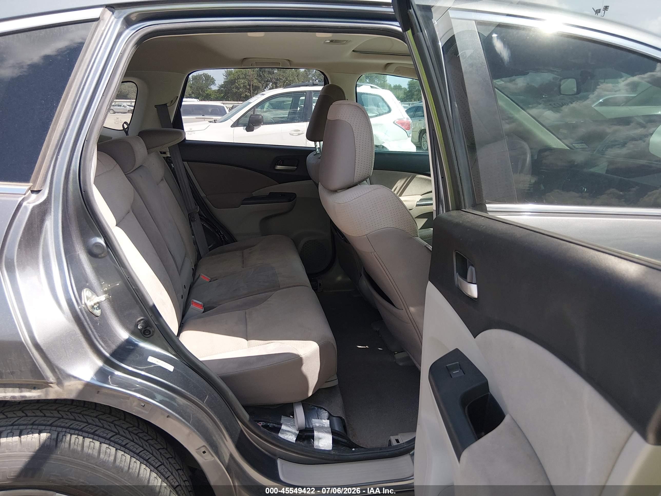 2014 Honda Cr-v Ex Gray vin: 3CZRM3H51EG703214