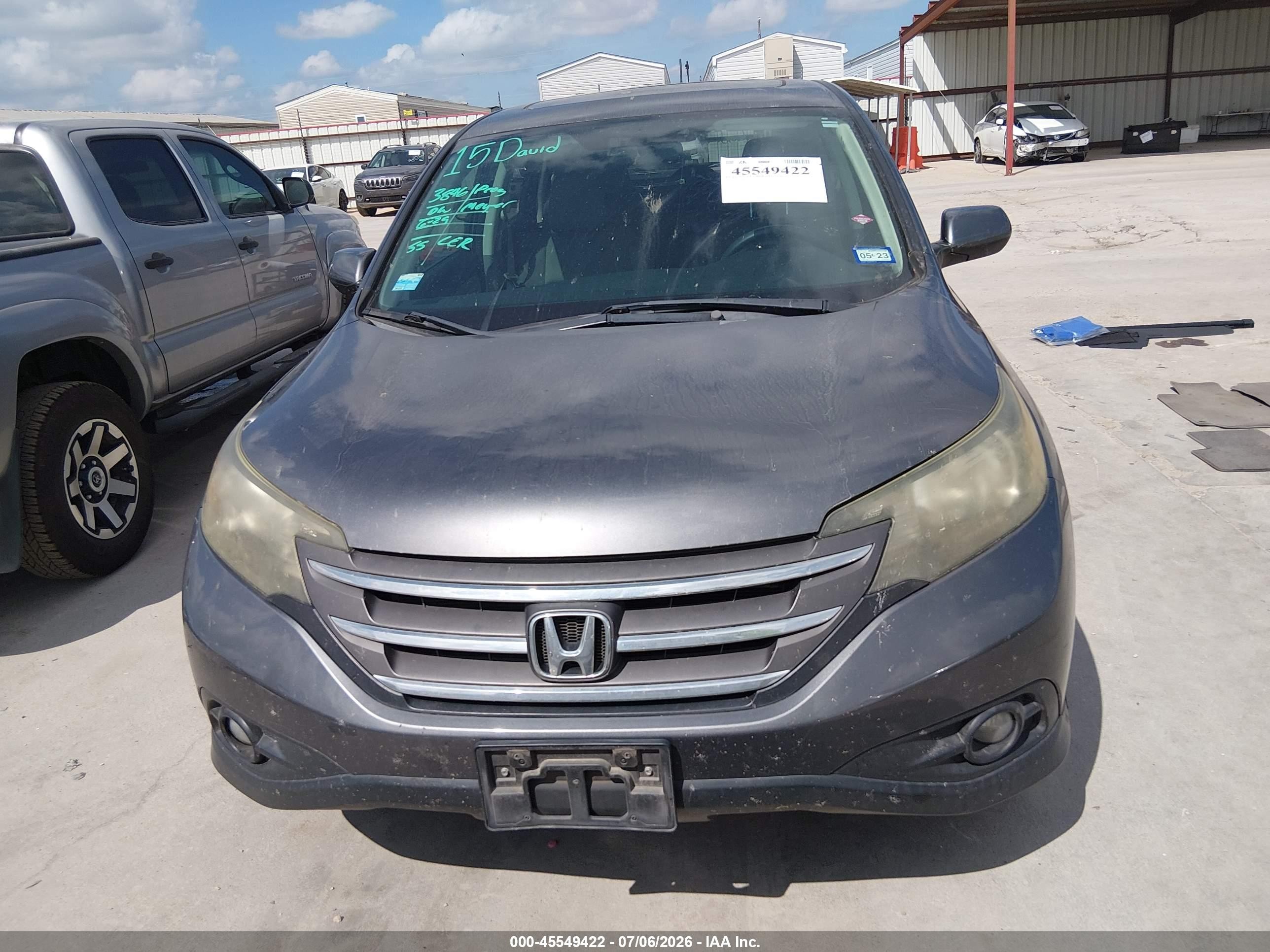 2014 Honda Cr-v Ex Gray vin: 3CZRM3H51EG703214