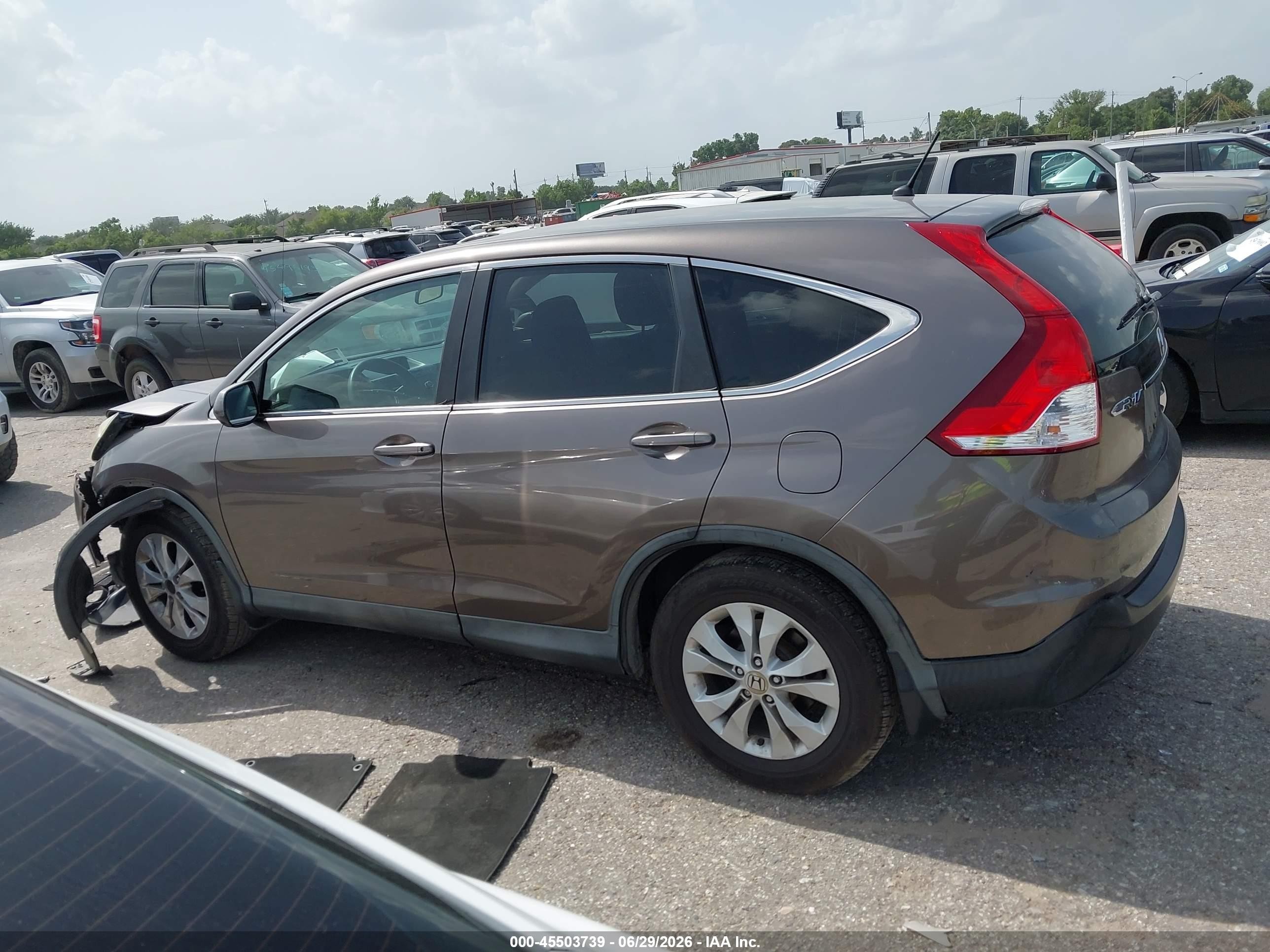 2014 Honda Cr-v Ex Серый vin: 3CZRM3H51EG703603