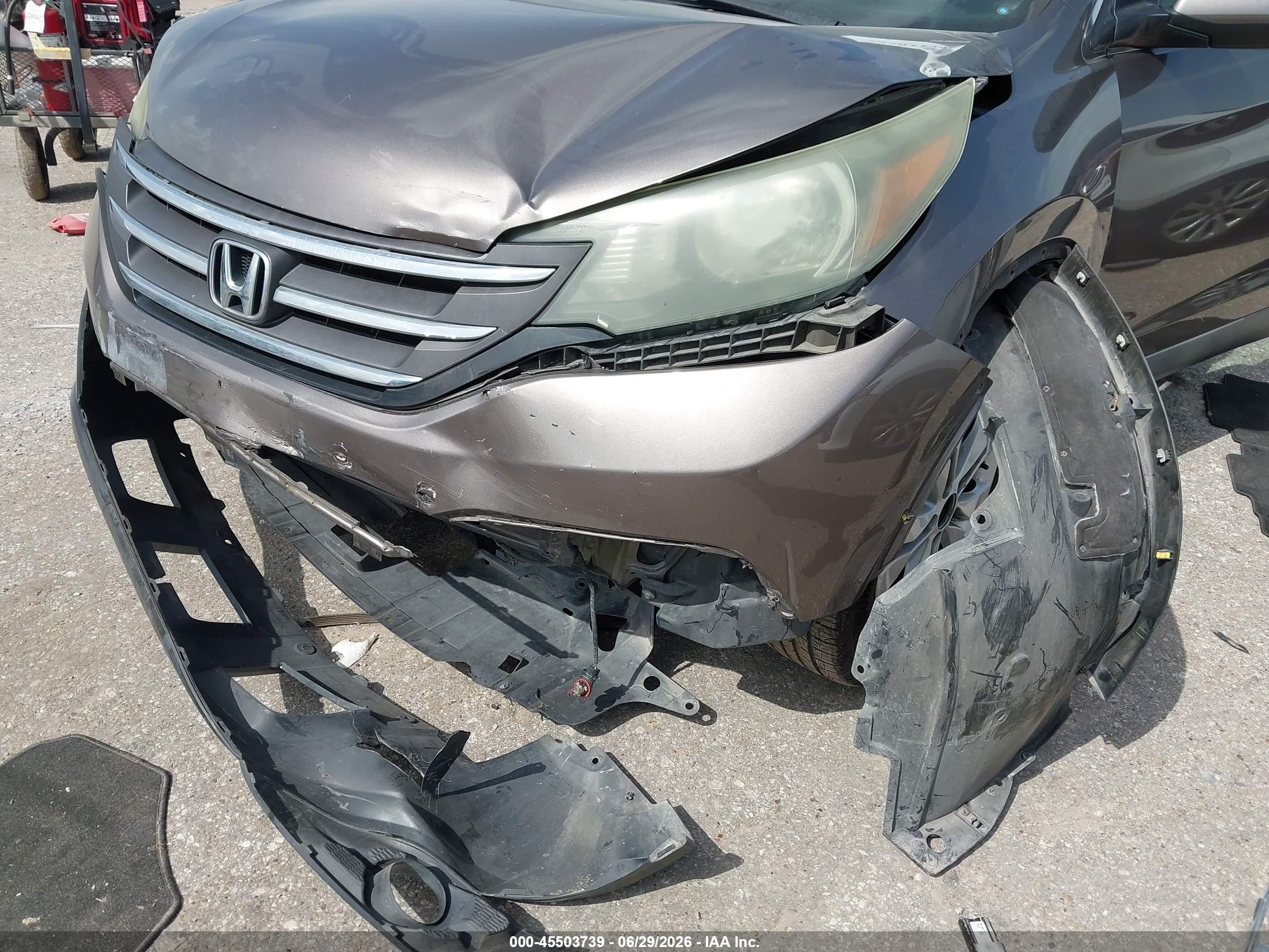 2014 Honda Cr-v Ex Серый vin: 3CZRM3H51EG703603