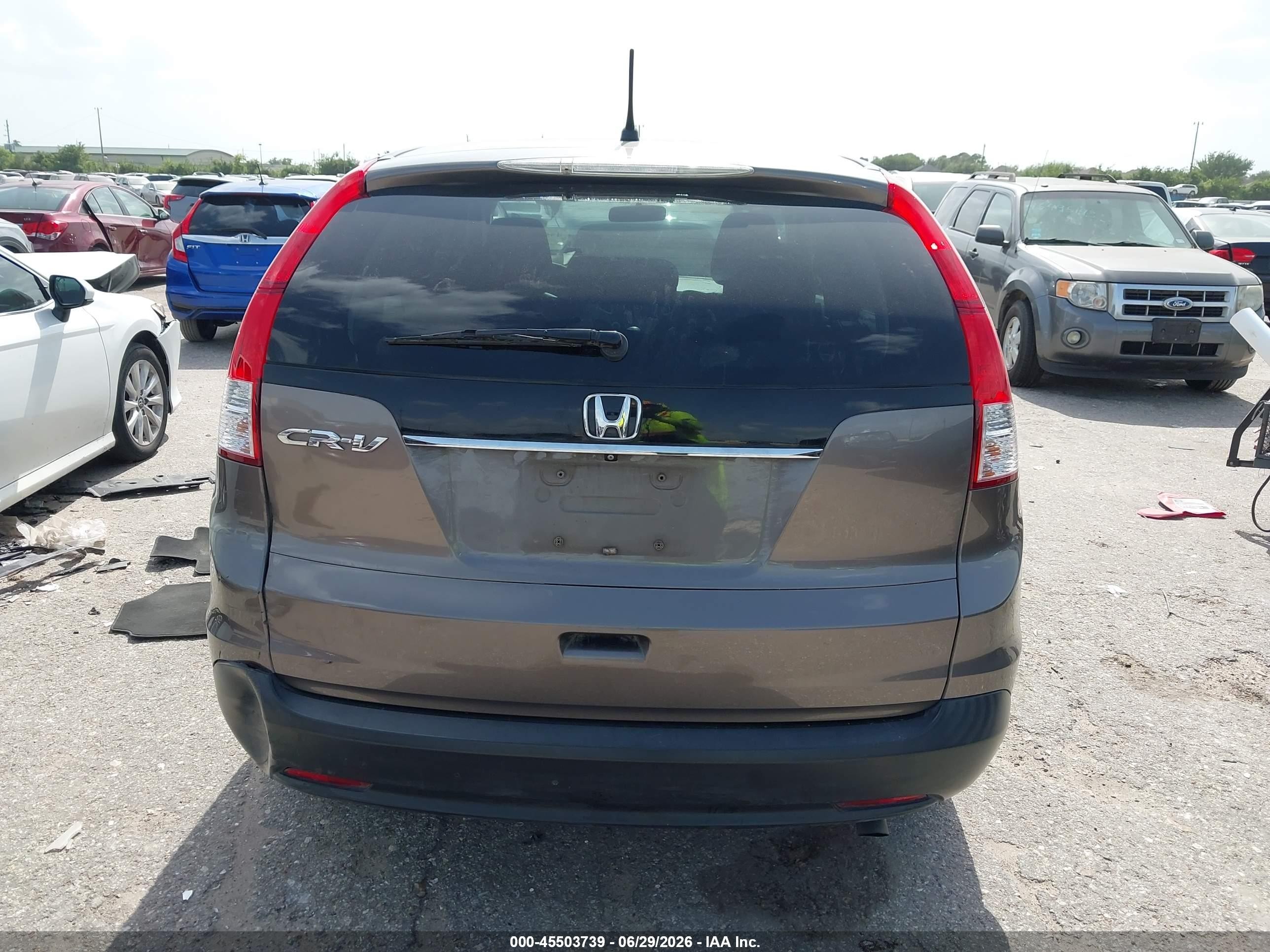 2014 Honda Cr-v Ex Серый vin: 3CZRM3H51EG703603