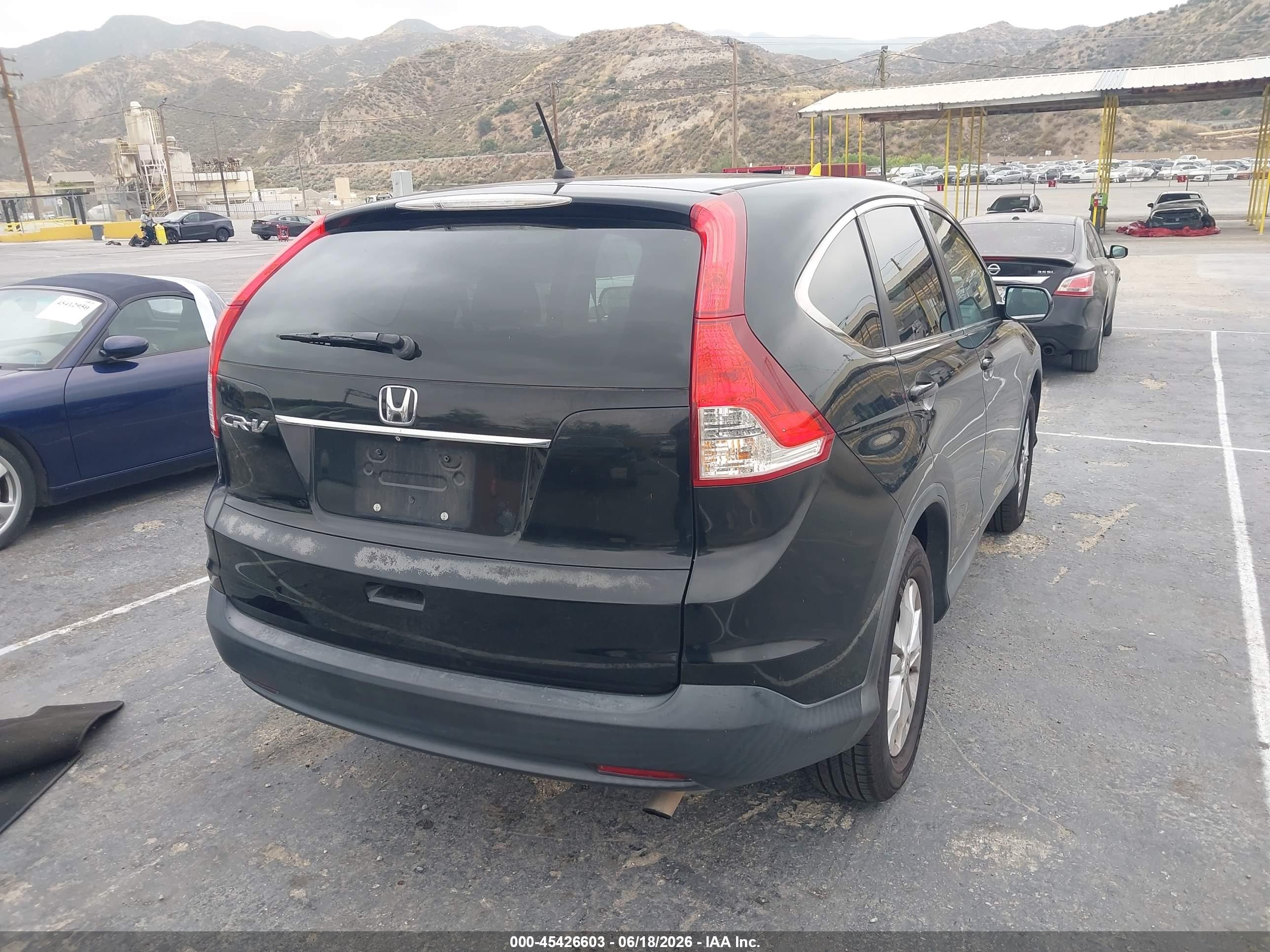 2014 Honda Cr-v Ex Black vin: 3CZRM3H51EG704315