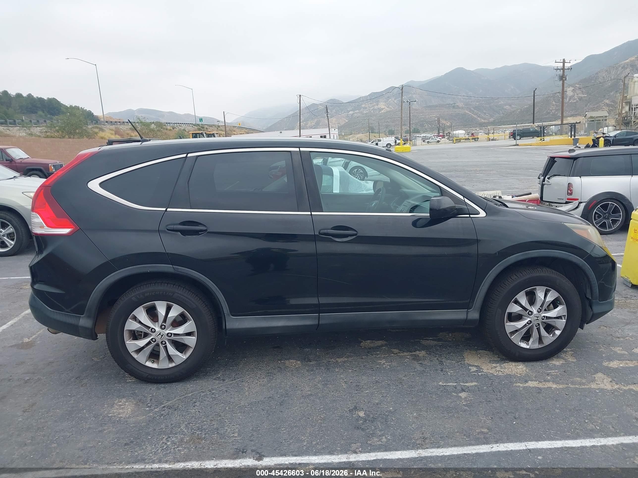 2014 Honda Cr-v Ex Black vin: 3CZRM3H51EG704315