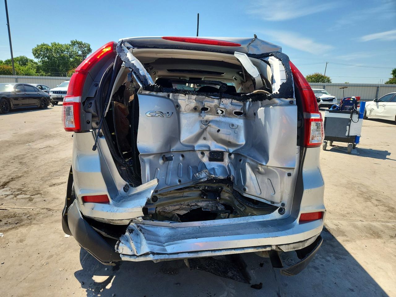 2015 Honda Cr-v Ex Серебряный vin: 3CZRM3H51FG702680