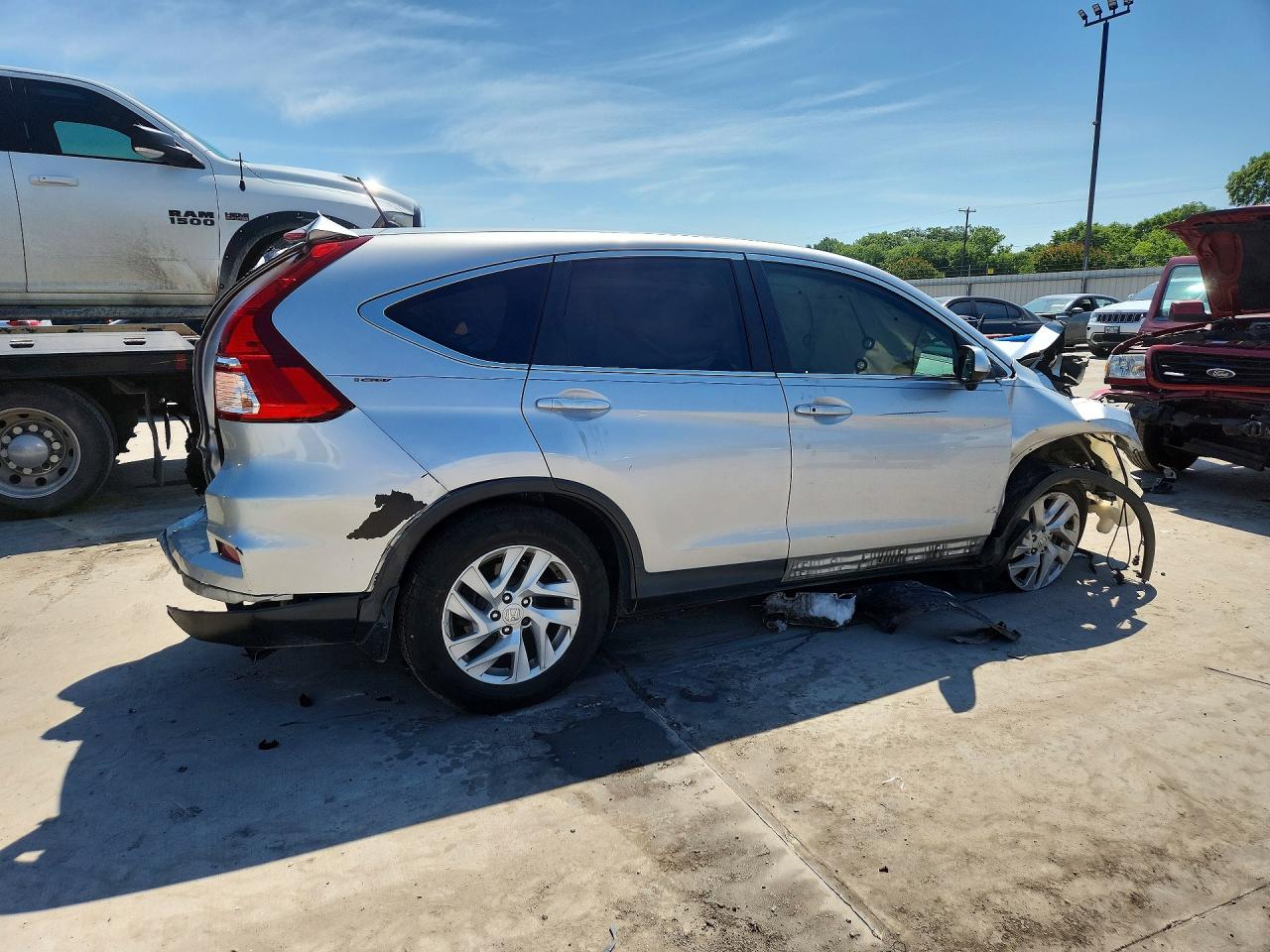 2015 Honda Cr-v Ex Серебряный vin: 3CZRM3H51FG702680