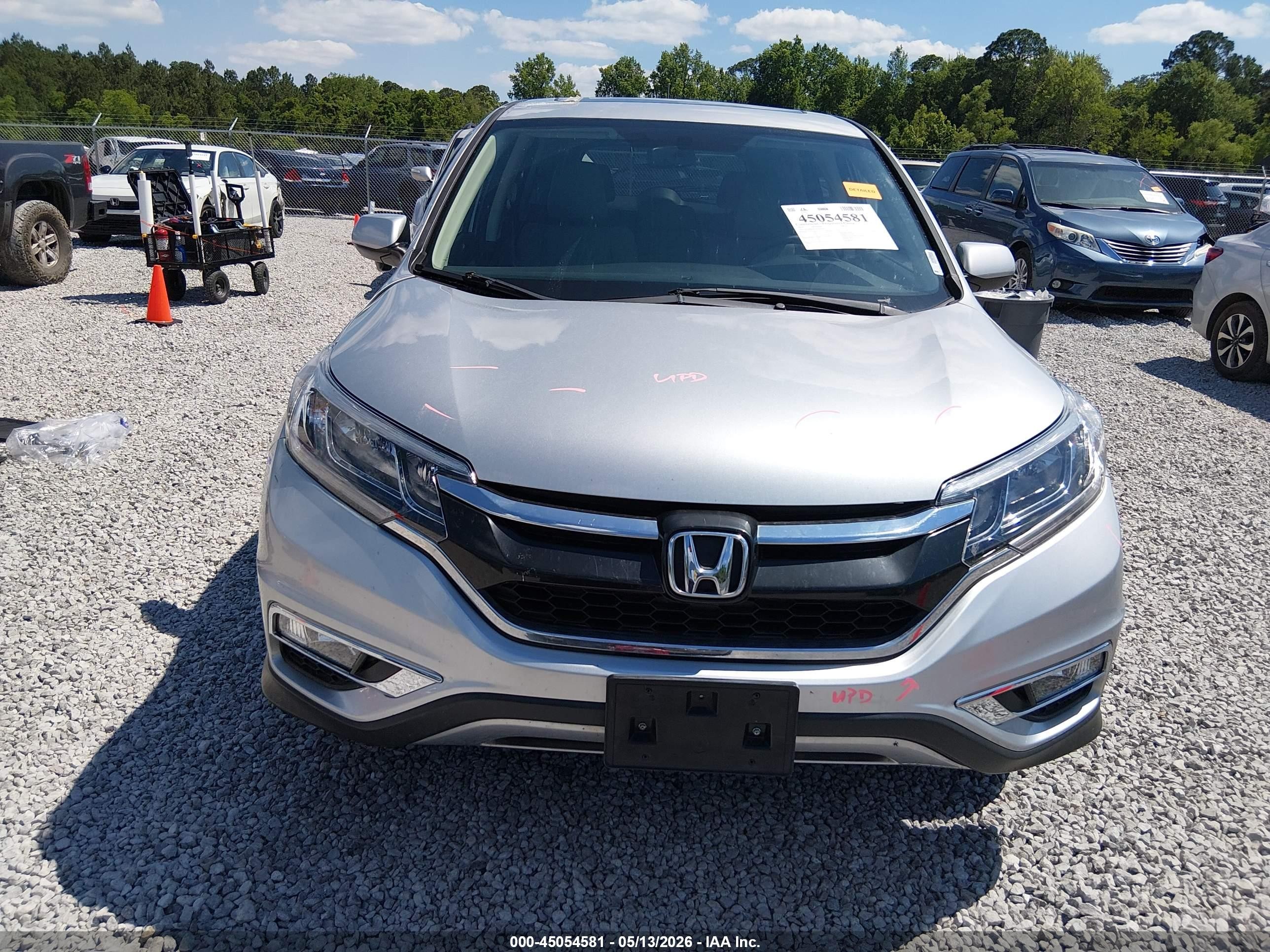 2015 Honda Cr-v Ex Silver vin: 3CZRM3H51FG704302